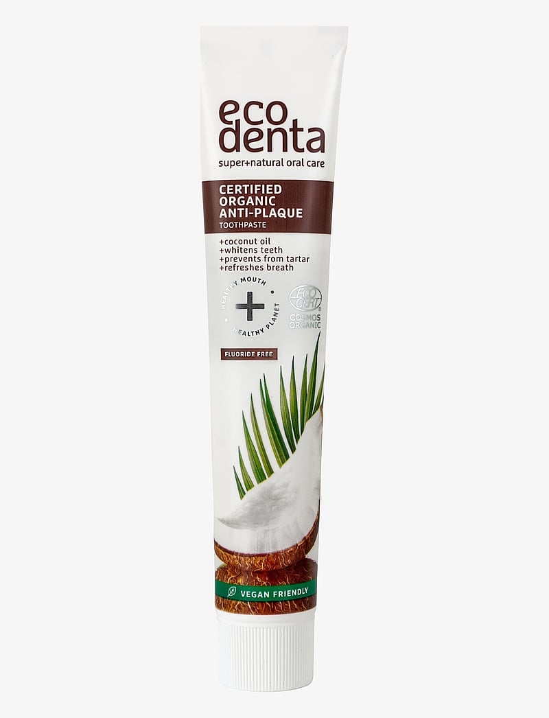 Ecodenta - Ecodenta Certified Organic Anti-Plaque Toothpaste with Coconut Oil - hambapastad - clear - 0