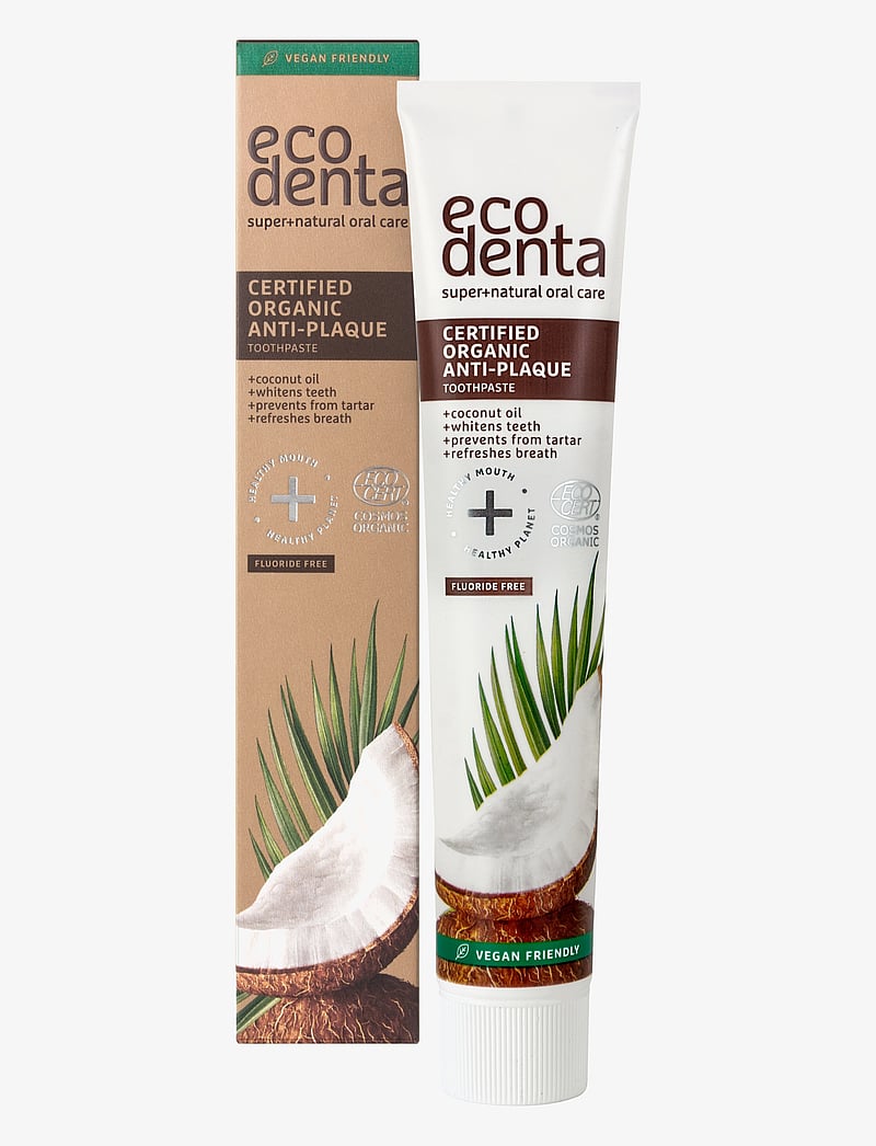 Ecodenta - Ecodenta Certified Organic Anti-Plaque Toothpaste with Coconut Oil - hambapastad - clear - 2