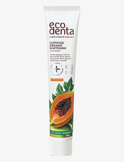 Ecodenta Ecodenta Certified Organic Whitening Toothpaste with Papaya Ectract - Tandkräm - CLEAR / undefined