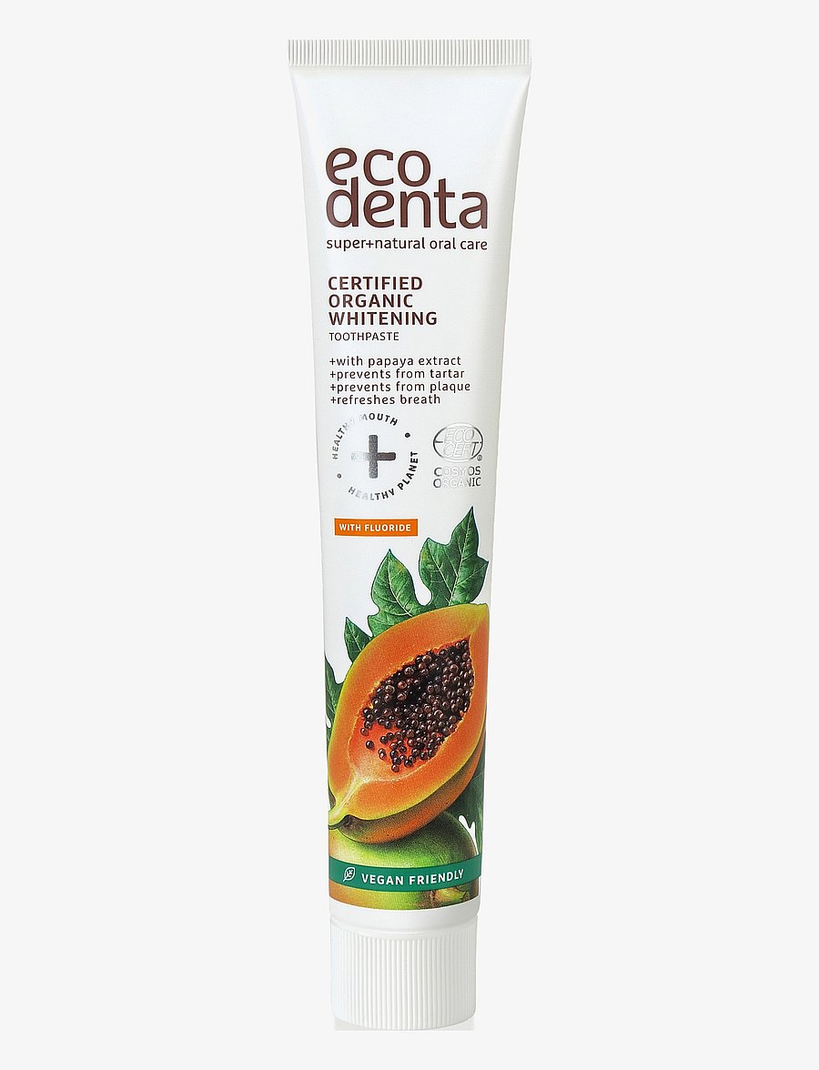 Ecodenta - Ecodenta Certified Organic Whitening Toothpaste with Papaya Ectract - hambapastad - clear - 0