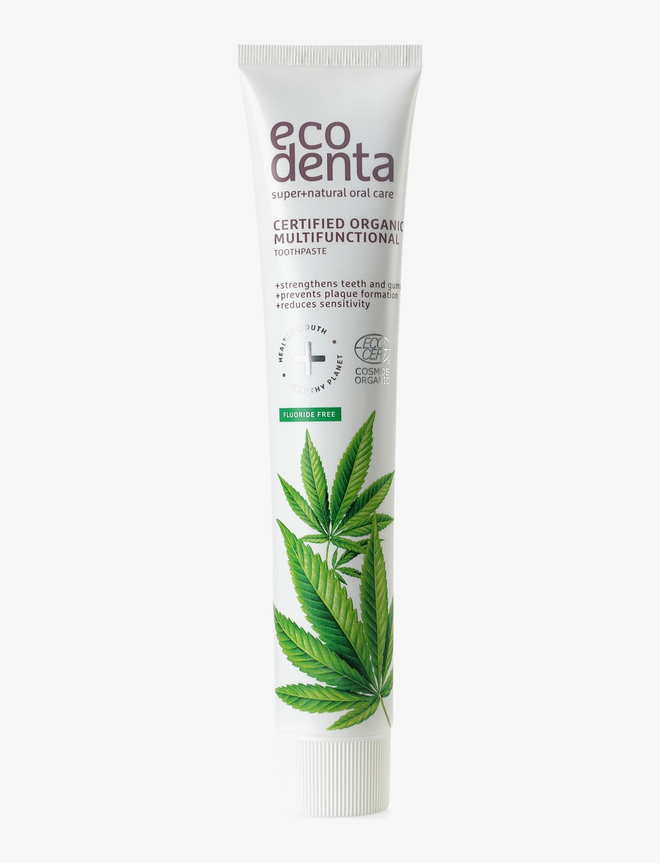 Ecodenta Certified Organic Multifunctional Toothpaste With Hemp Seed Oil, Tandpasta, Nude, Str: 75 ml
