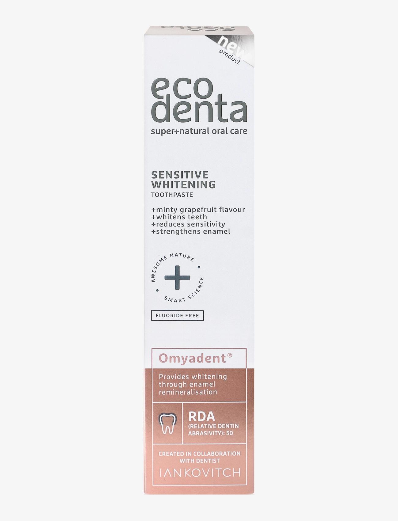 Ecodenta Sensitive Whitening Omyadent Toothpaste, Tandpasta, Nude, Str: 100 ml