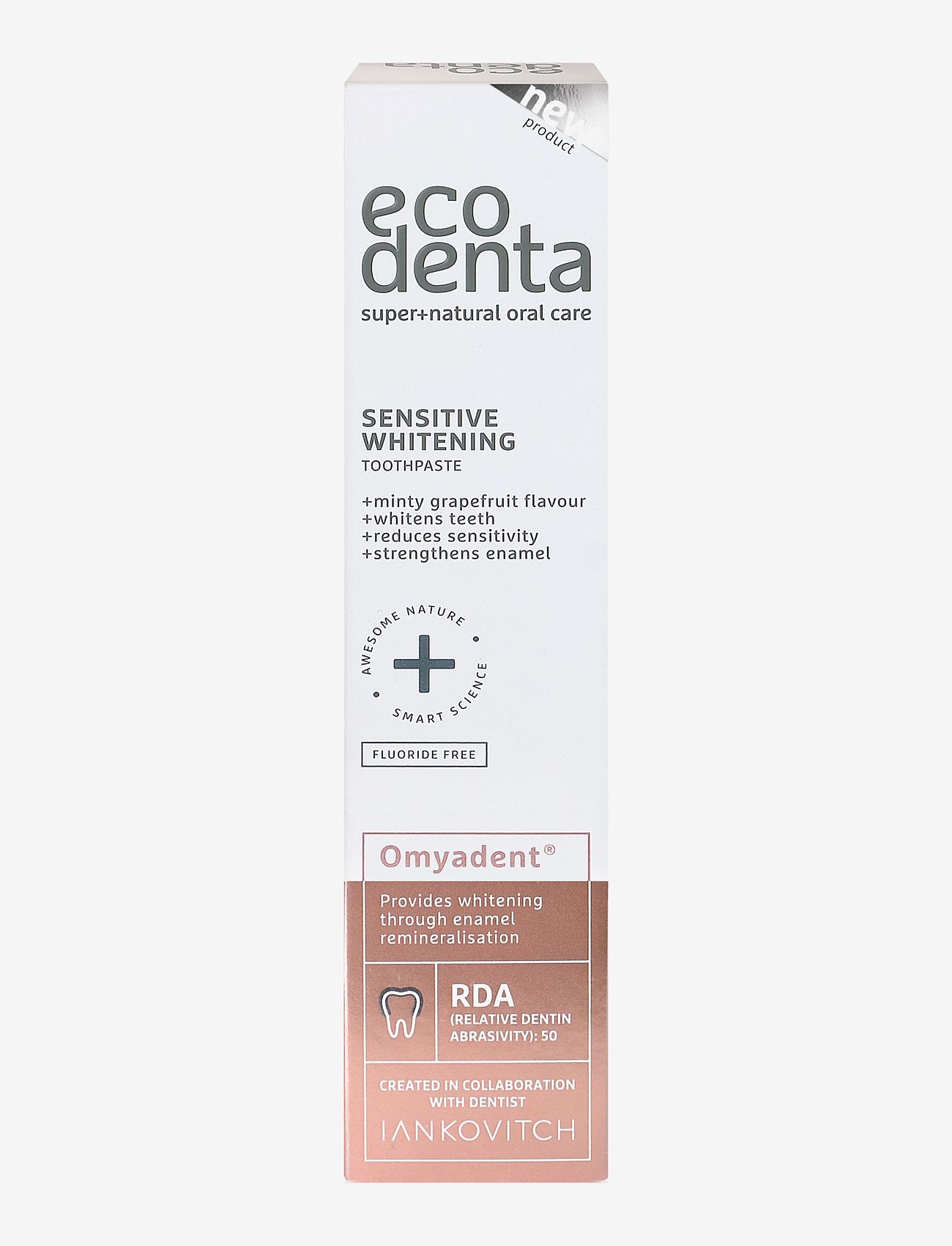Ecodenta - Ecodenta Sensitive Whitening Omyadent® Toothpaste - tandpasta - clear - 0