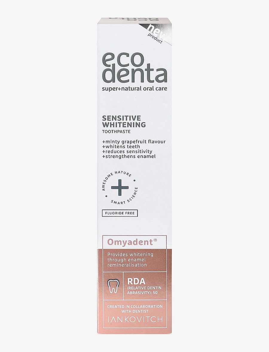 Ecodenta - Ecodenta Sensitive Whitening Omyadent® Toothpaste - hambapastad - clear - 0