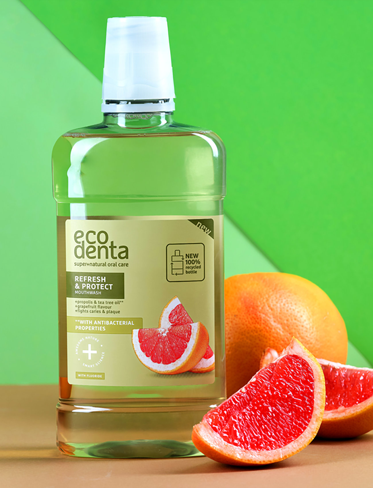 Ecodenta - Ecodenta Refreshing & Protecting Mouthwash - mundskyl - clear - 1