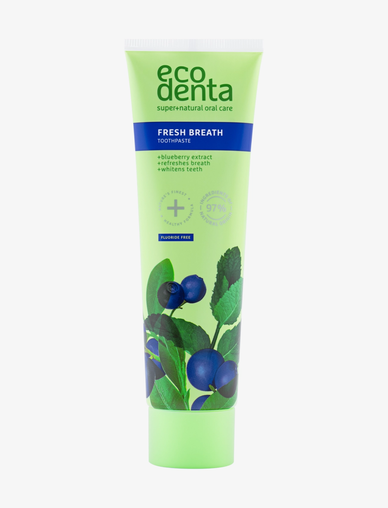 Ecodenta Fresh Breath Blueberry Toothpaste, Tandpasta, Nude, Str: 100 ml