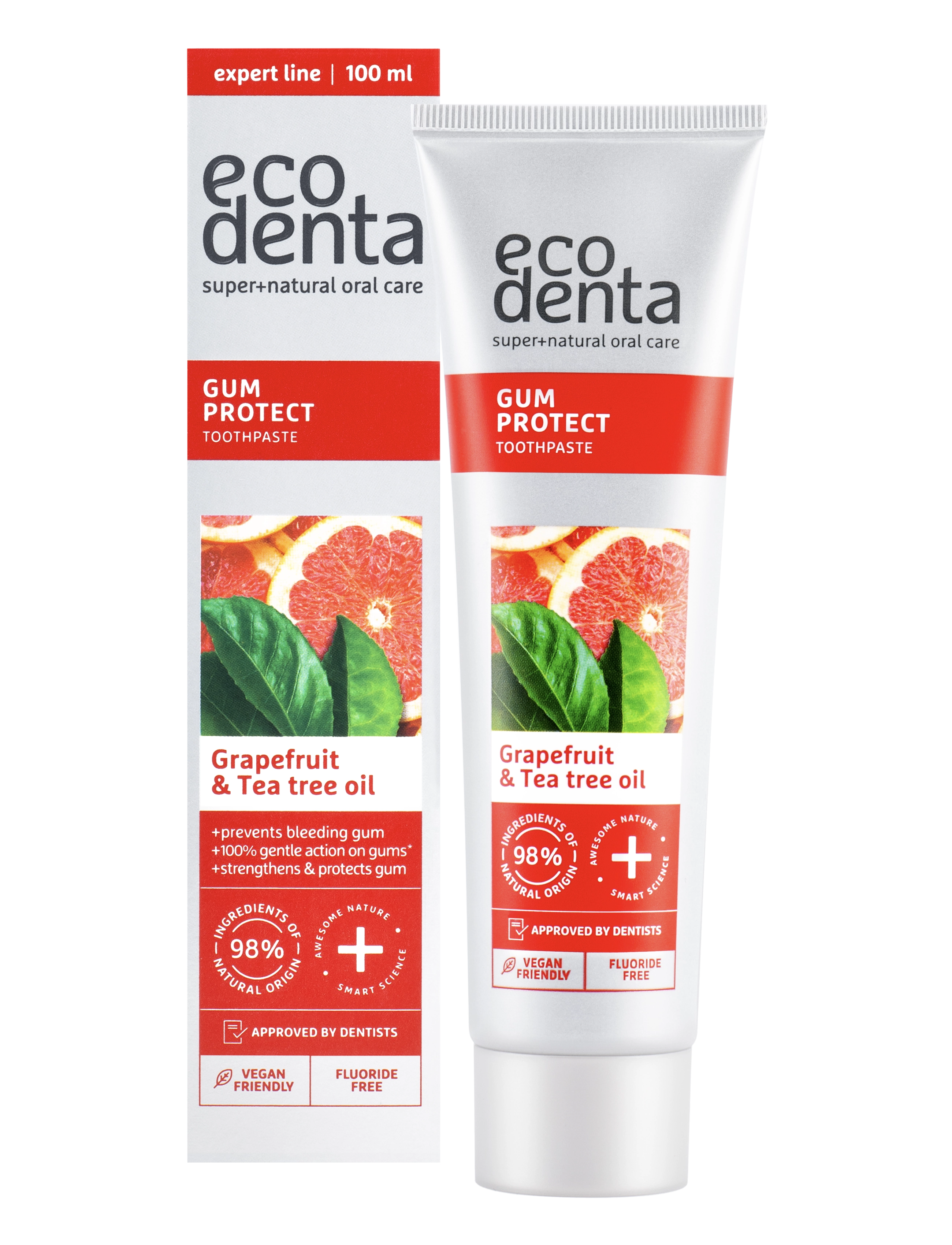 Ecodenta - Ecodenta Gum Protect Toothpaste with Tea Tree Oil 100ml - tandpasta - clear - 1