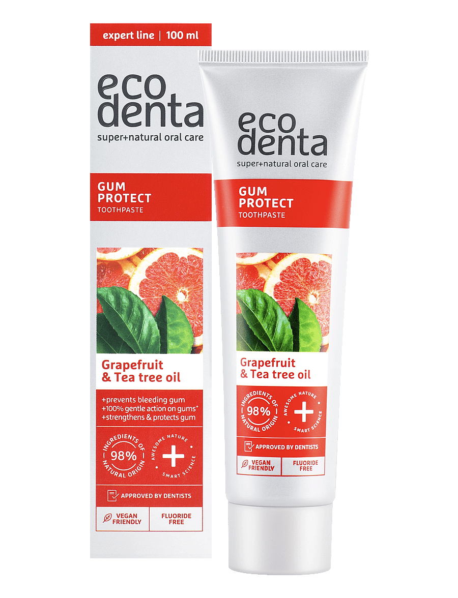 Ecodenta - Ecodenta Gum Protect Toothpaste with Tea Tree Oil 100ml - hambapastad - clear - 1