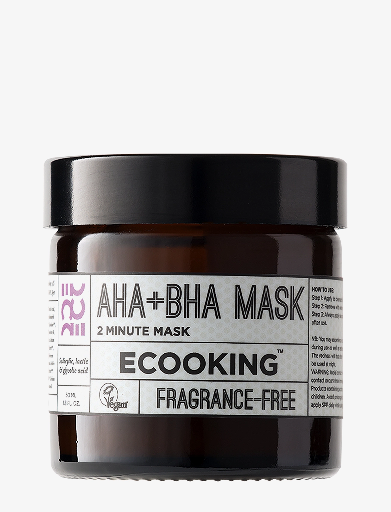 ECOOKING Aha+Bha Mask, Peelingmaske, Nude, Str: 50 ML