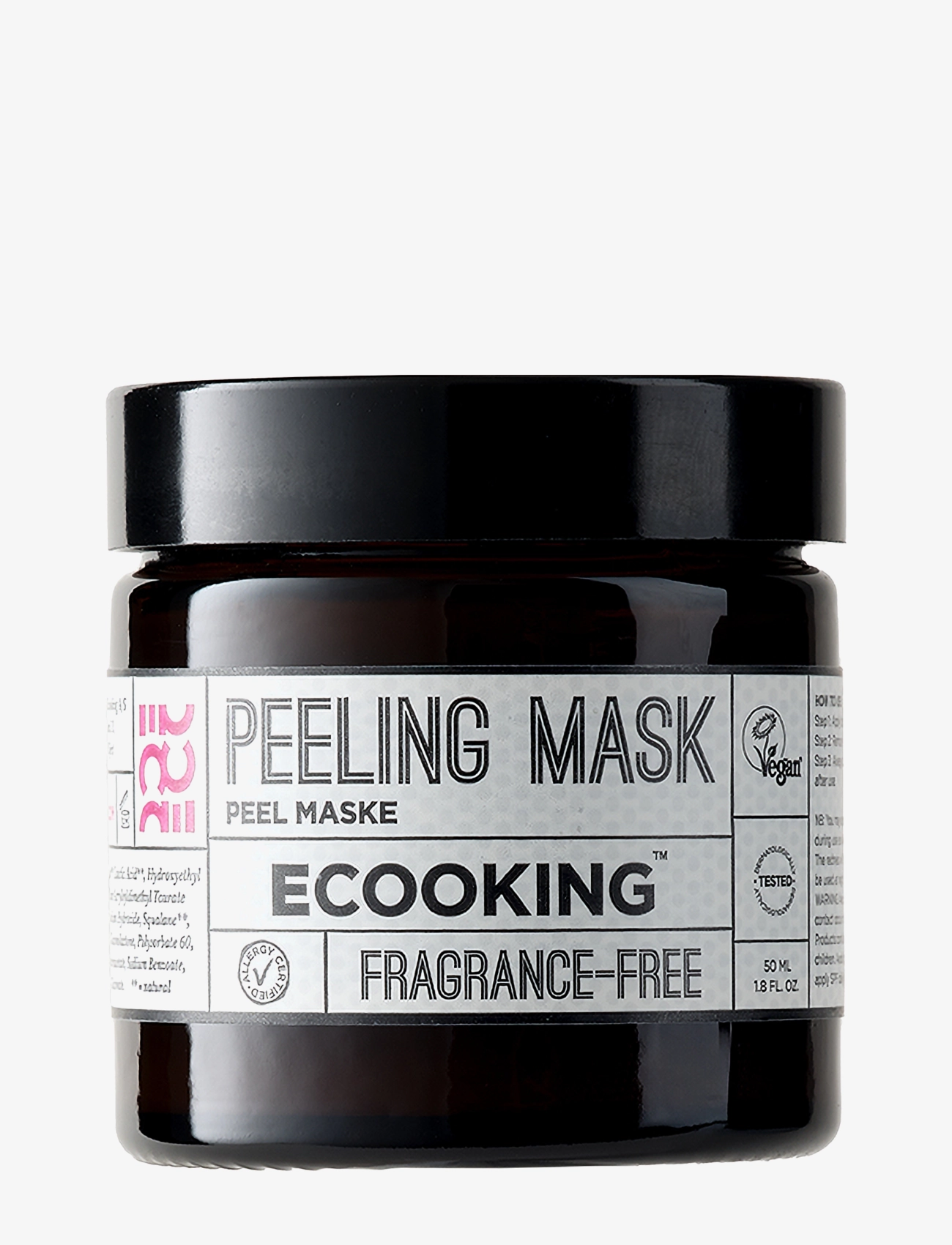 ECOOKING Peel Maske - AllergyCertified - Ansiktsvård - NO COLOUR / undefined