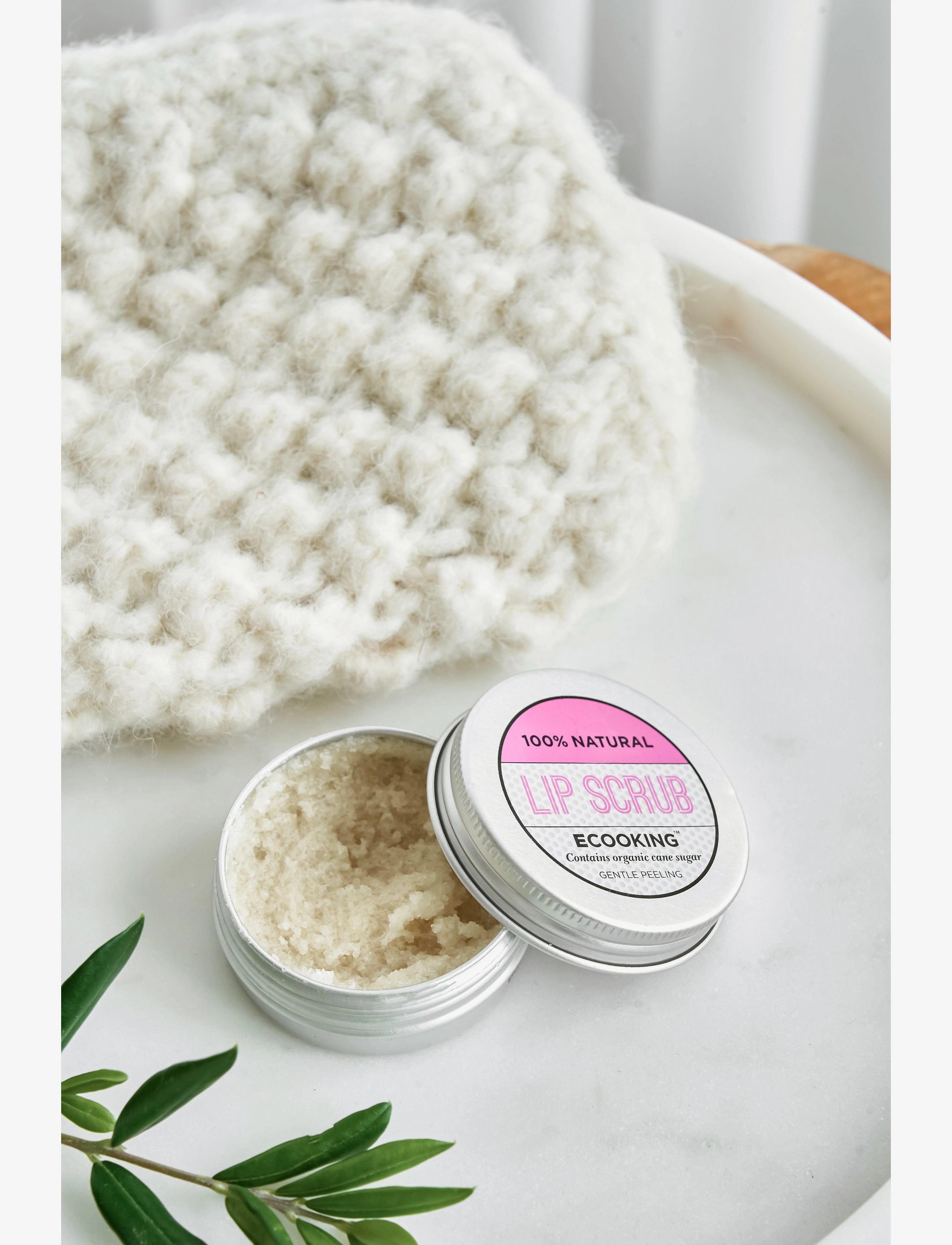 ECOOKING Lip Scrub, 30 ml, Nude, Ansigt > Læbepleje, Dame