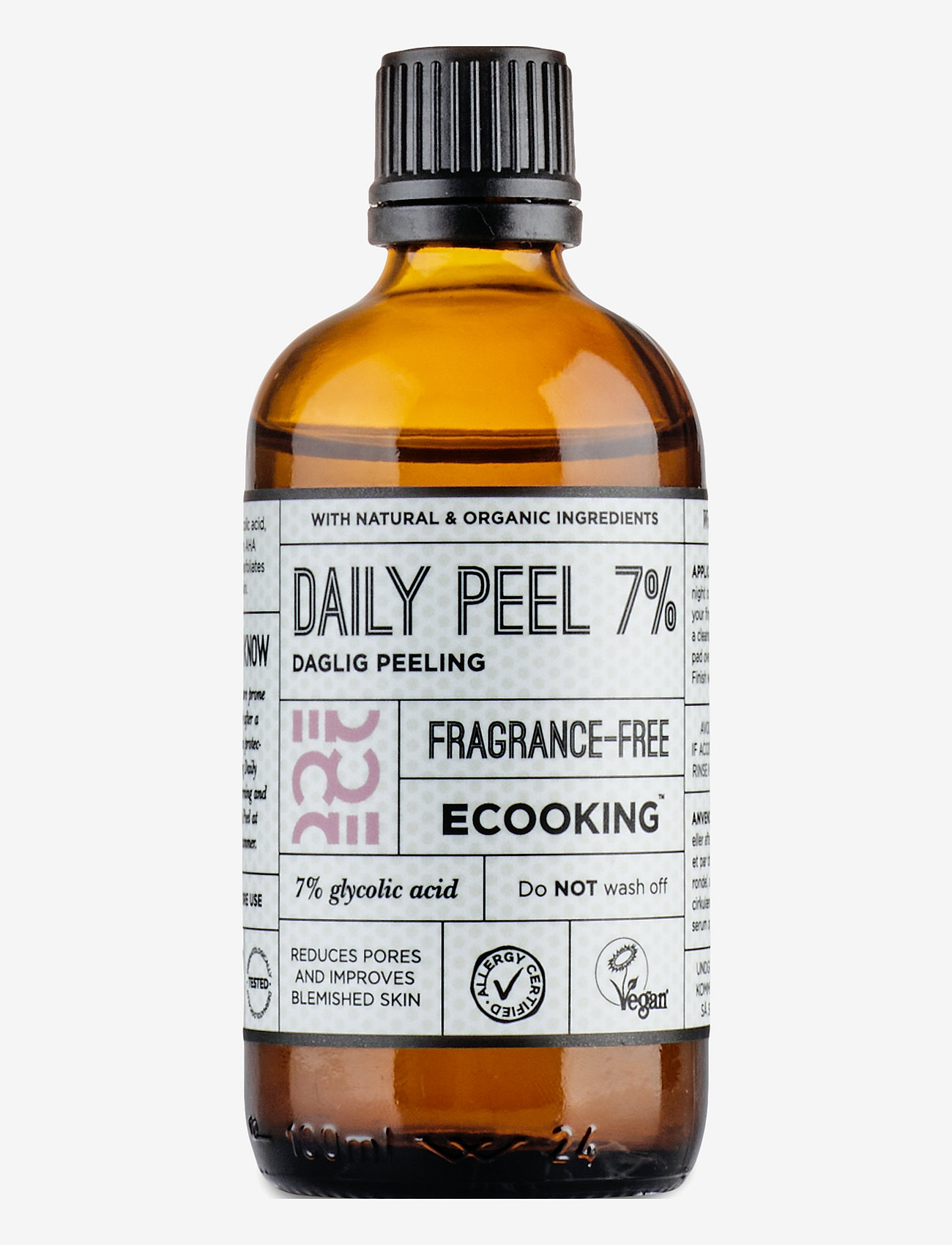 ECOOKING - Daily Peel 7 % - peeling - ansigte - no color - 1