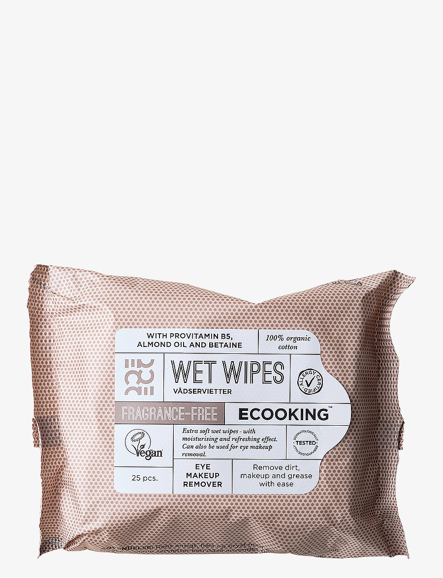ECOOKING - Wet Wipes Fragrance Free - niisked salvrätikud näole - no colour - 1