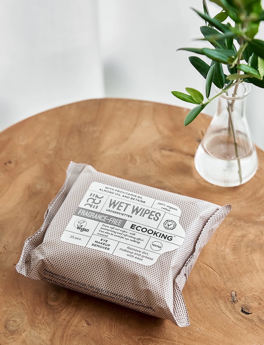 ECOOKING - Wet Wipes Fragrance Free - niisked salvrätikud näole - no colour - 0