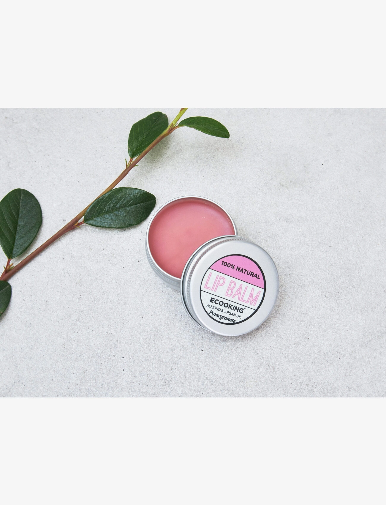 ECOOKING - Lip Balm Pomegranate - läppbalsam - no colour - 1