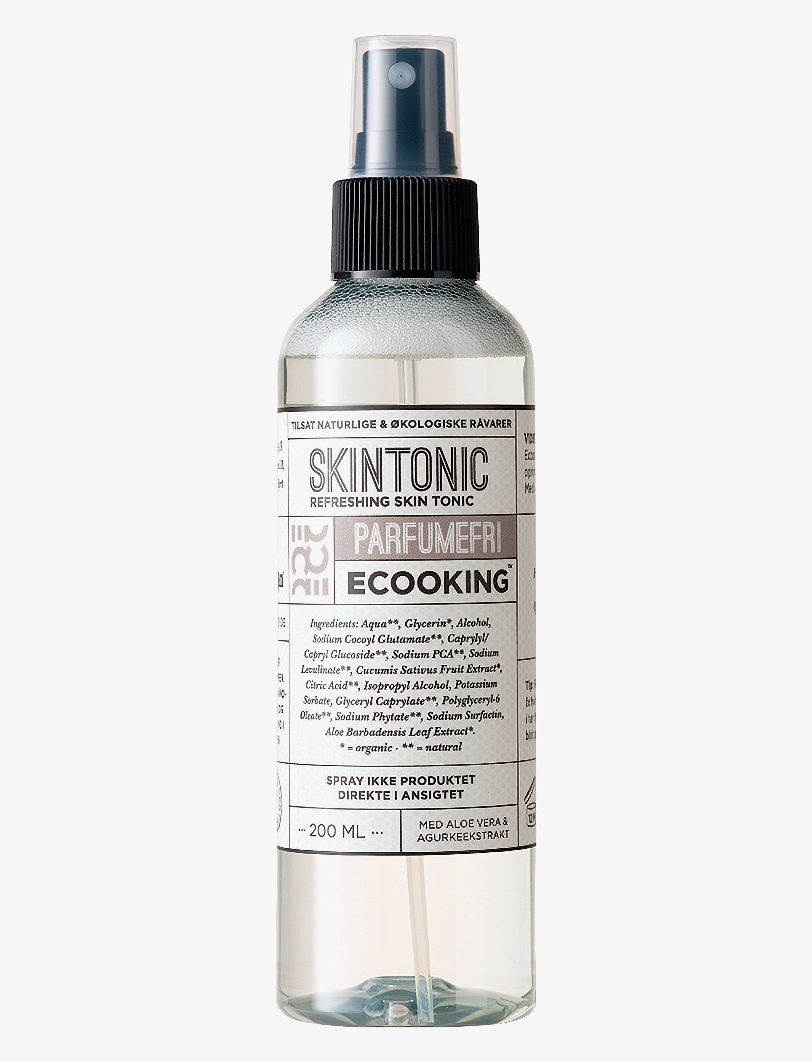 ECOOKING Skin Tonic Fragrance Free, Toner, Nude, Str: 200 ML
