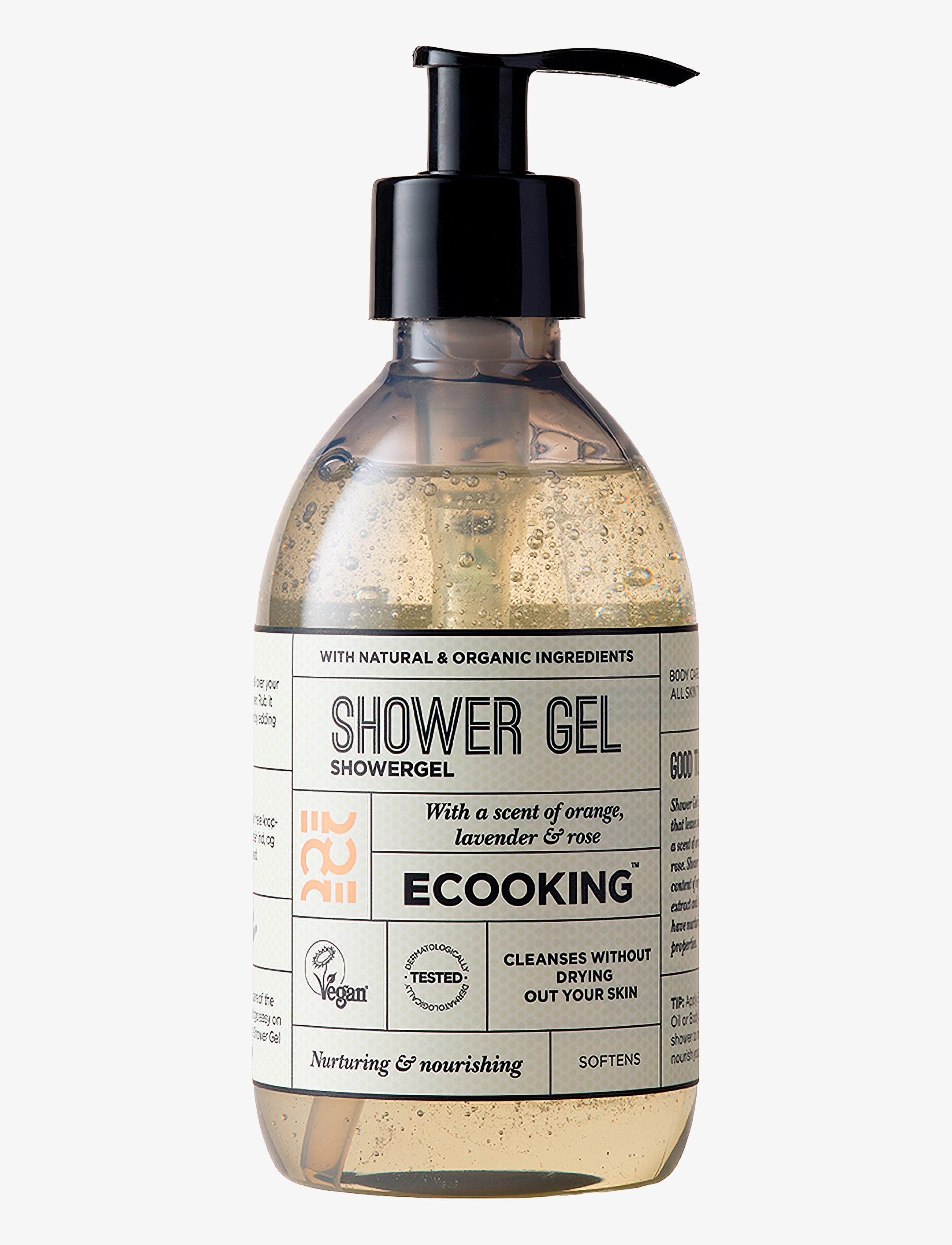 ECOOKING Shower Gel, Badekar og bruser, Nude, Str: 300 ml