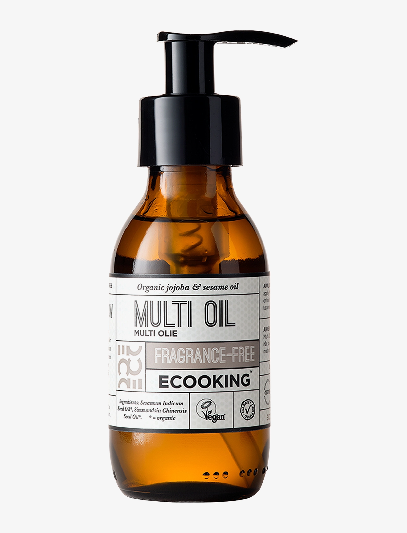 ECOOKING Multi Oil Fragrance Free (Small), Vinegar & Dressing Bottles Cleanser, Nude, Str: 100 ml