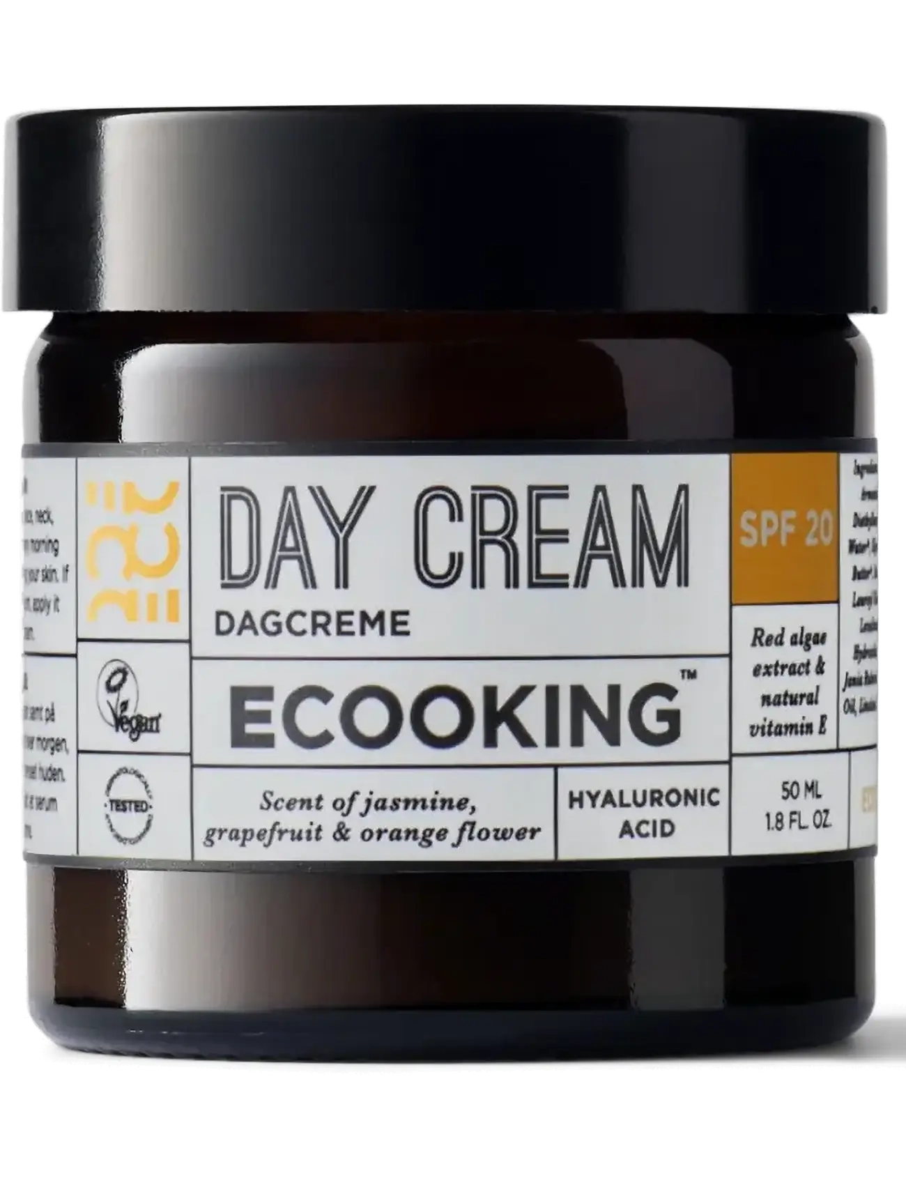 ECOOKING Day Cream Spf20 - With Fragrance, 50 ml, Black, Fugtighedscreme > Dagcreme, Dame