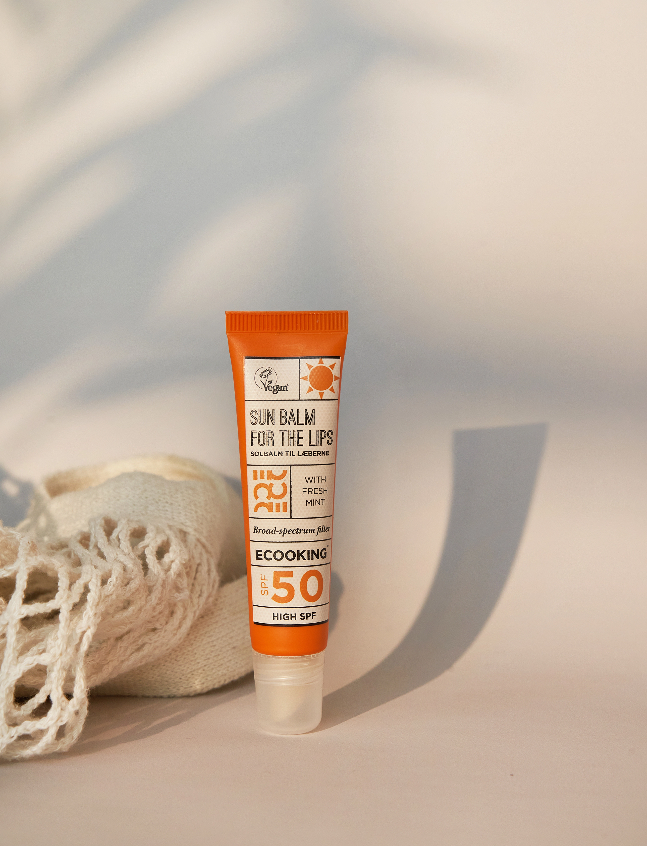 ECOOKING Sun Lip Balm Spf 50, 15 ml, Nude, Ansigt > Læbepleje, Dame