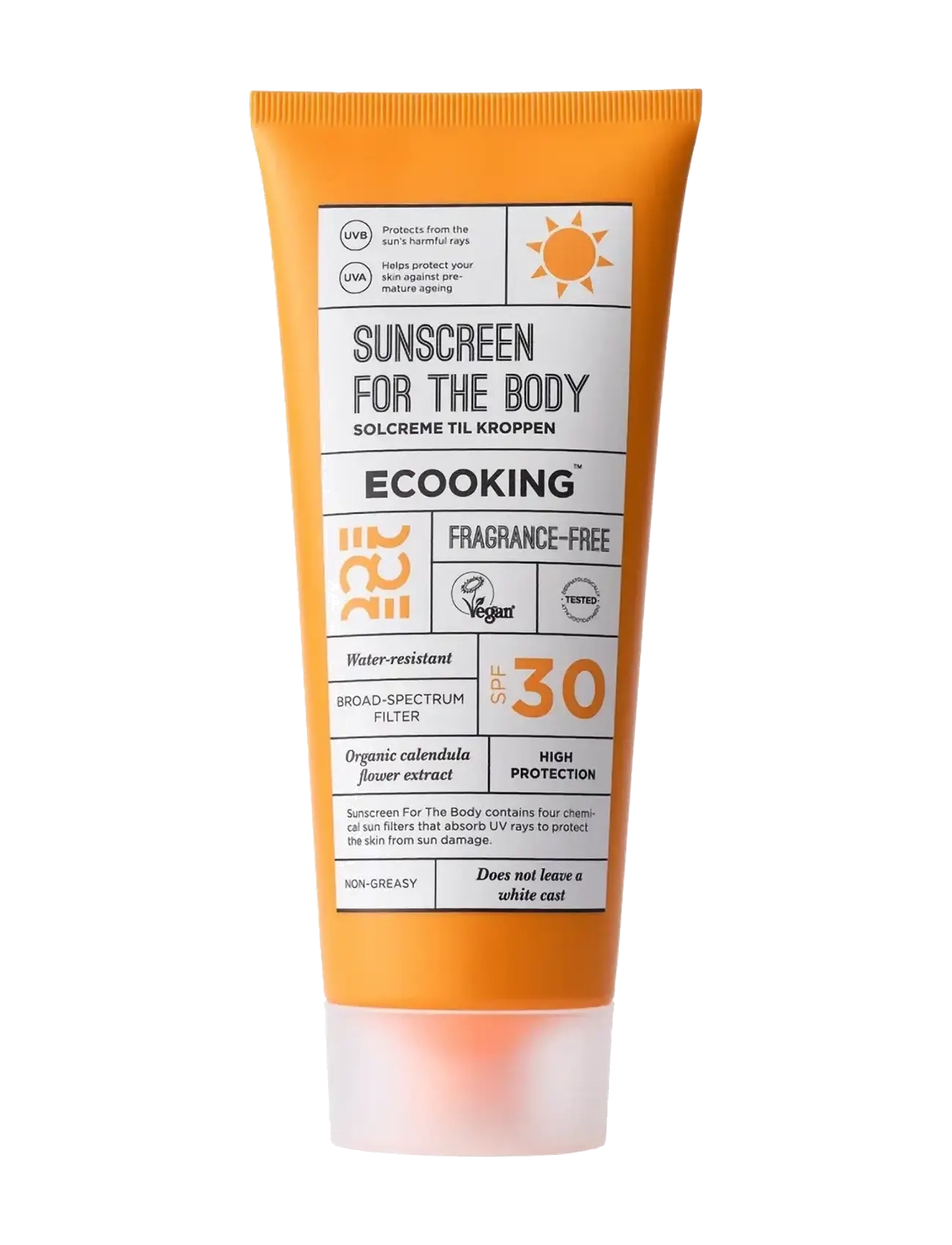 ECOOKING Sunscreen Body SPF 30 - 200 ml - Sonnencreme - NO COLOR / undefined