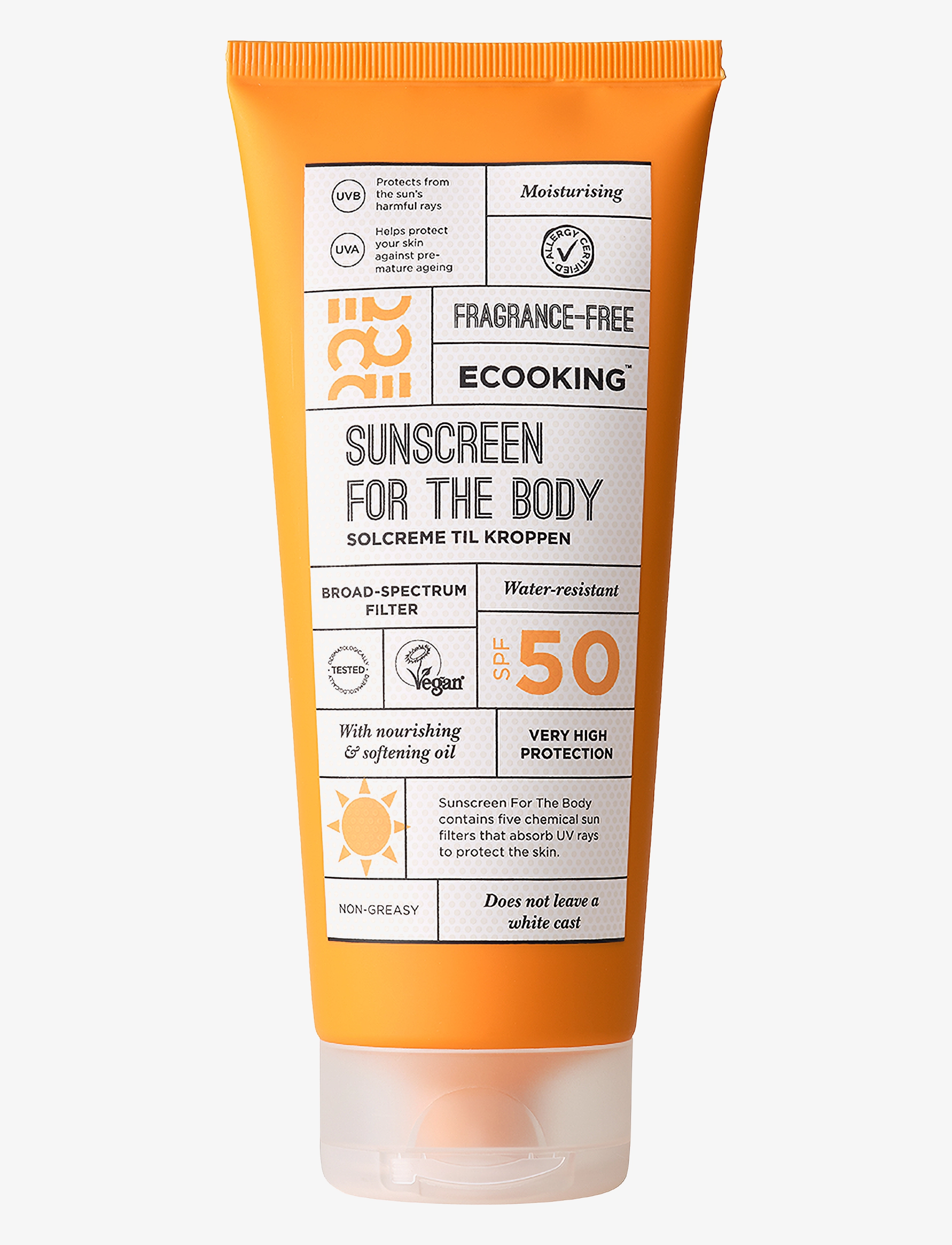 ECOOKING Sunscreen Body SPF 50 - Sólarvörur - NO COLOUR / undefined