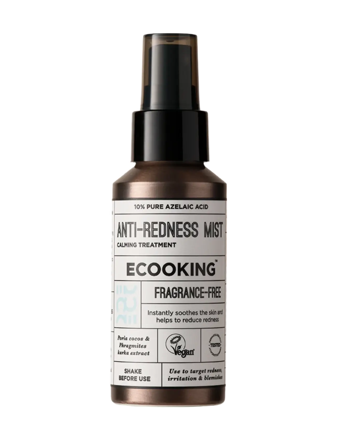 ECOOKING Anti Redness Mist, Tåge, Nude, Str: 50 ML