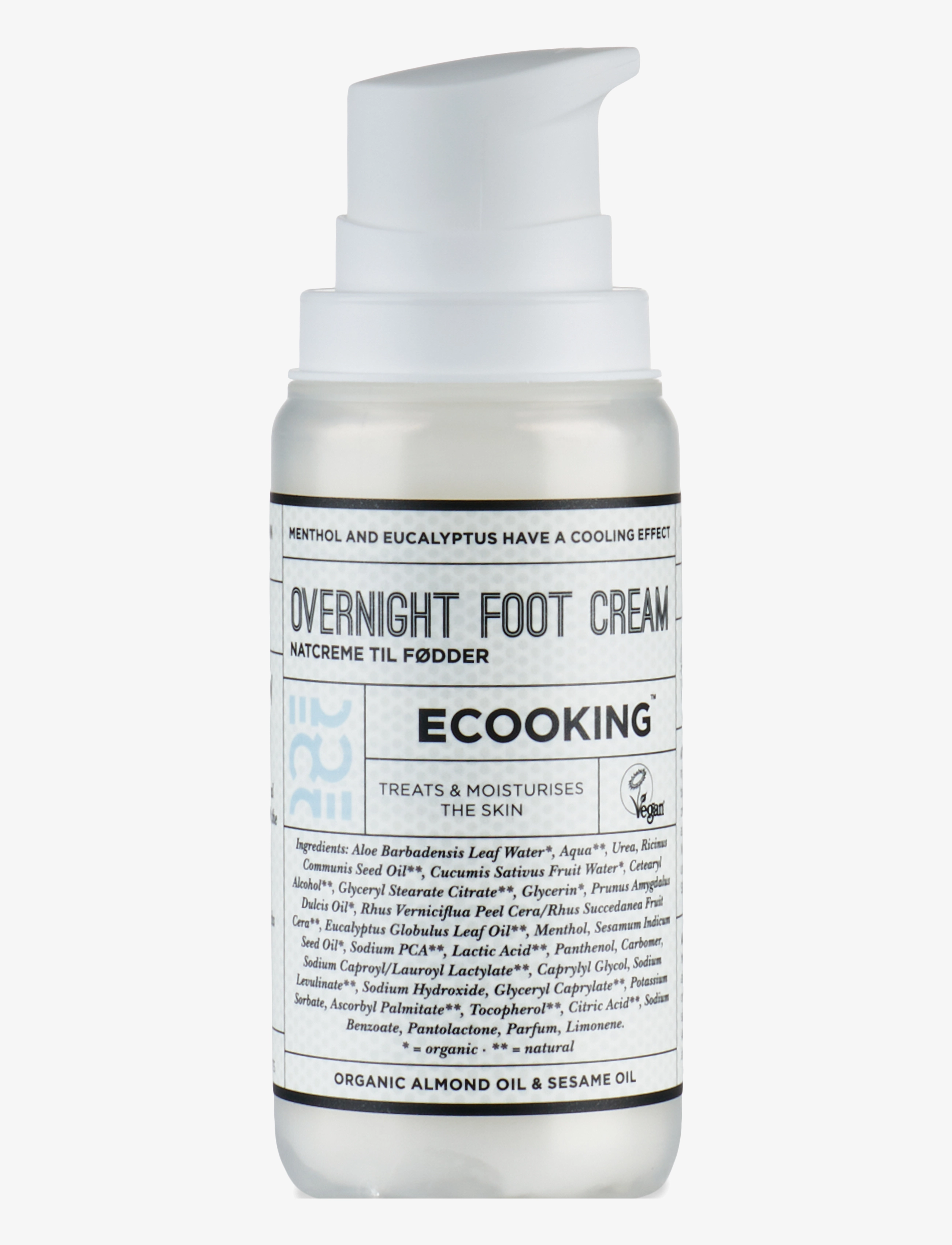 ECOOKING Overnight Foot Cream, Foot Creme, Nude, Str: 100 ml