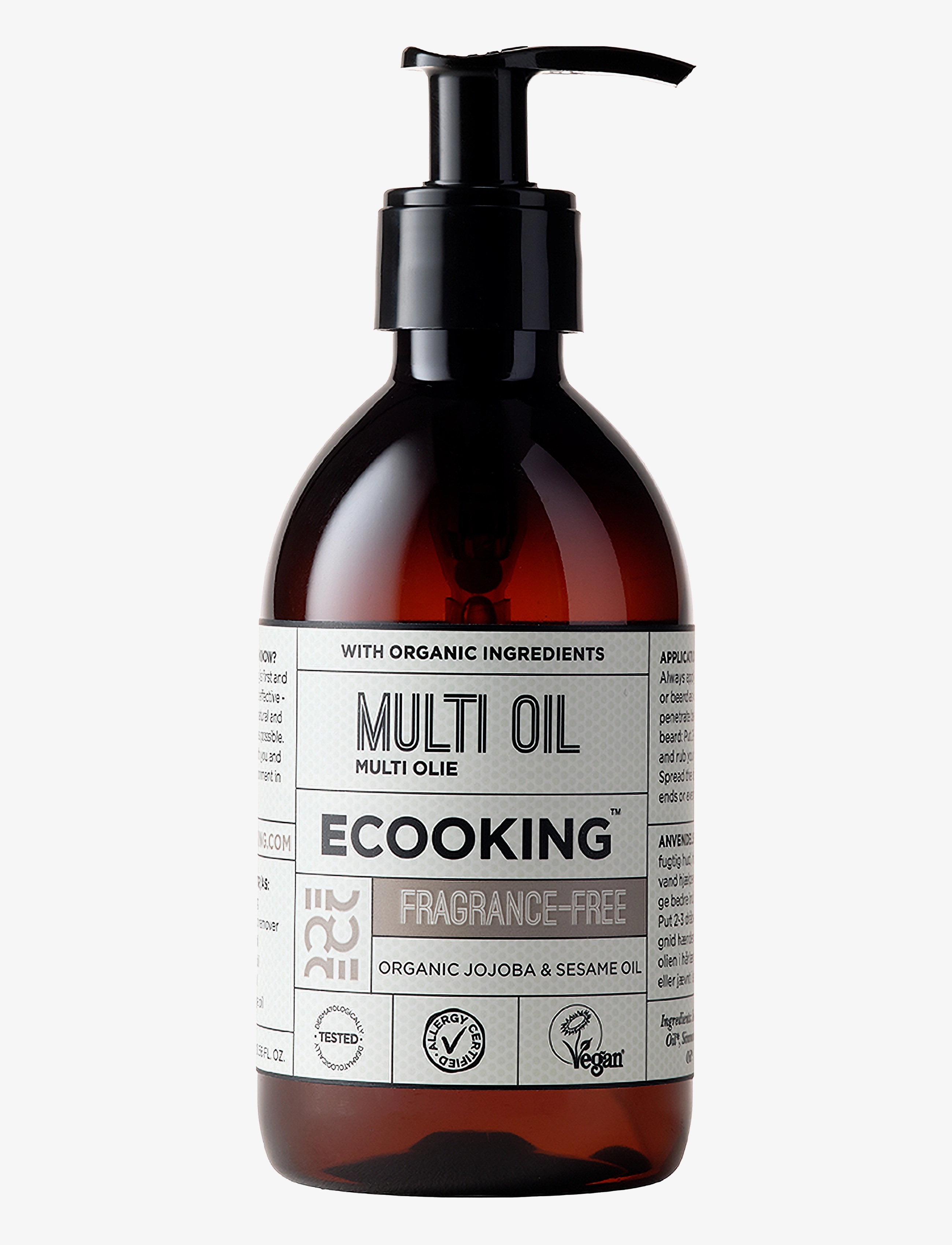 ECOOKING Multi Oil Fragrance Free, Vinegar & Dressing Bottles Cleanser, Nude, Str: 300 ml