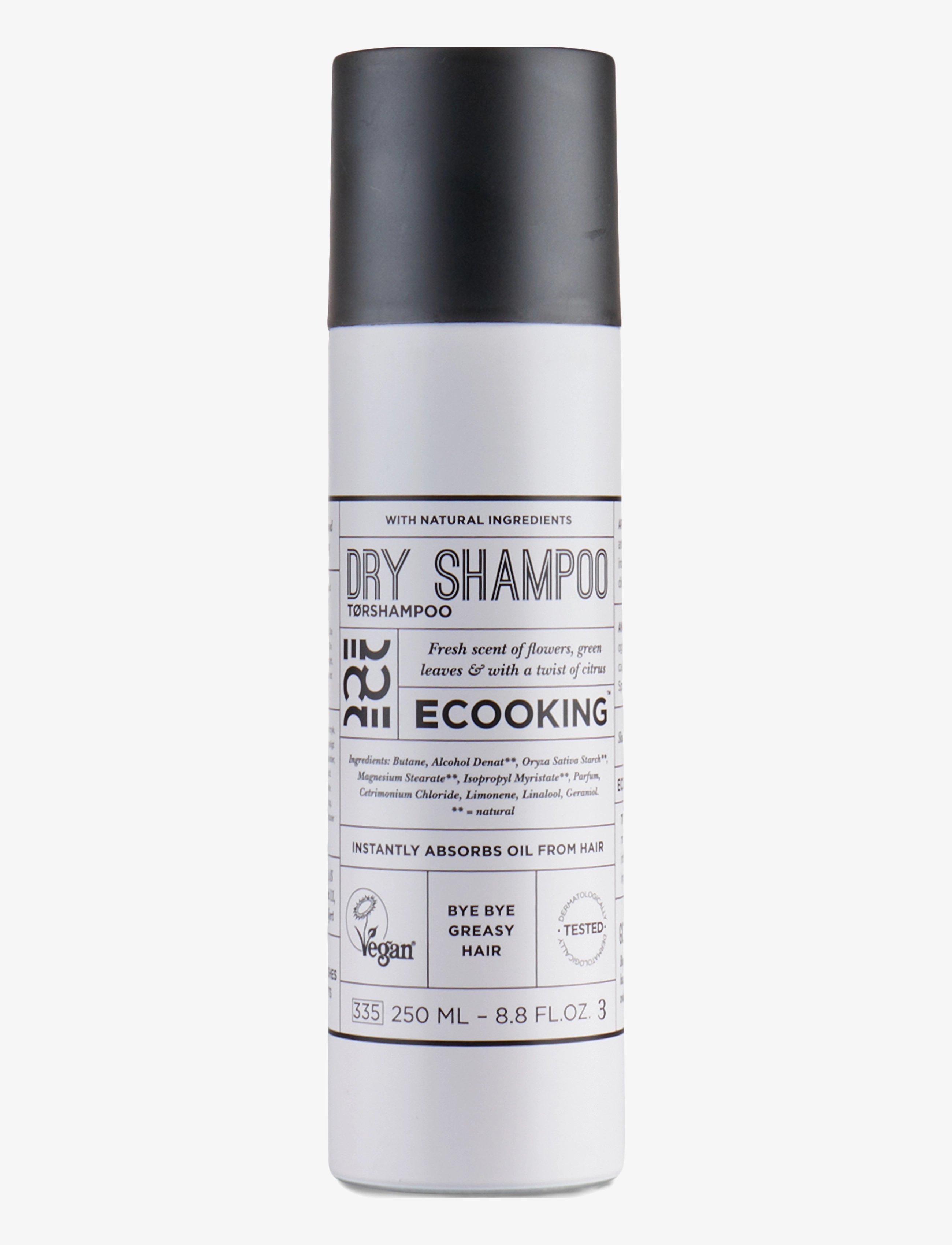 ECOOKING Dry Shampoo - 250 ml - Hårprodukter - NO COLOR / undefined
