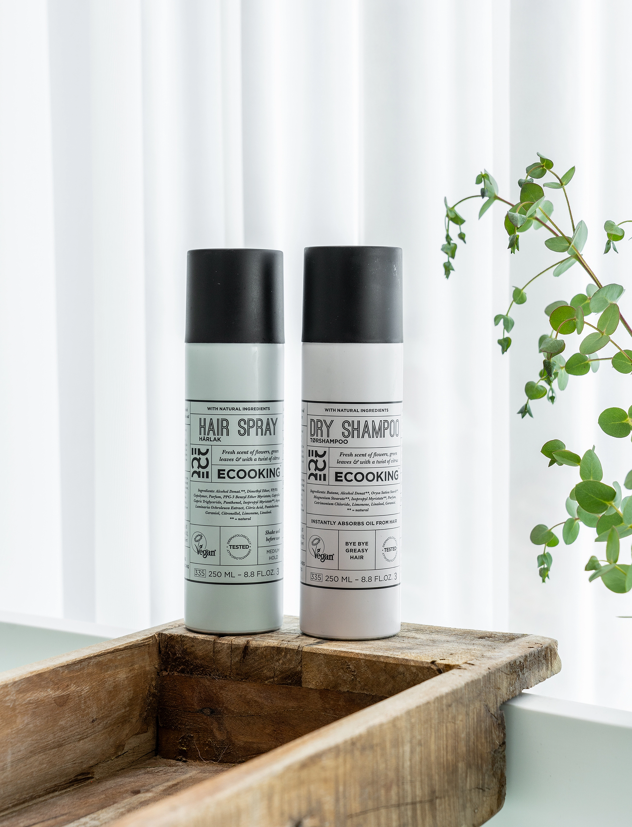 ECOOKING Dry Shampoo - 250 ml, 250 ml, Nude, Pleje > Tørshampoo, Dame