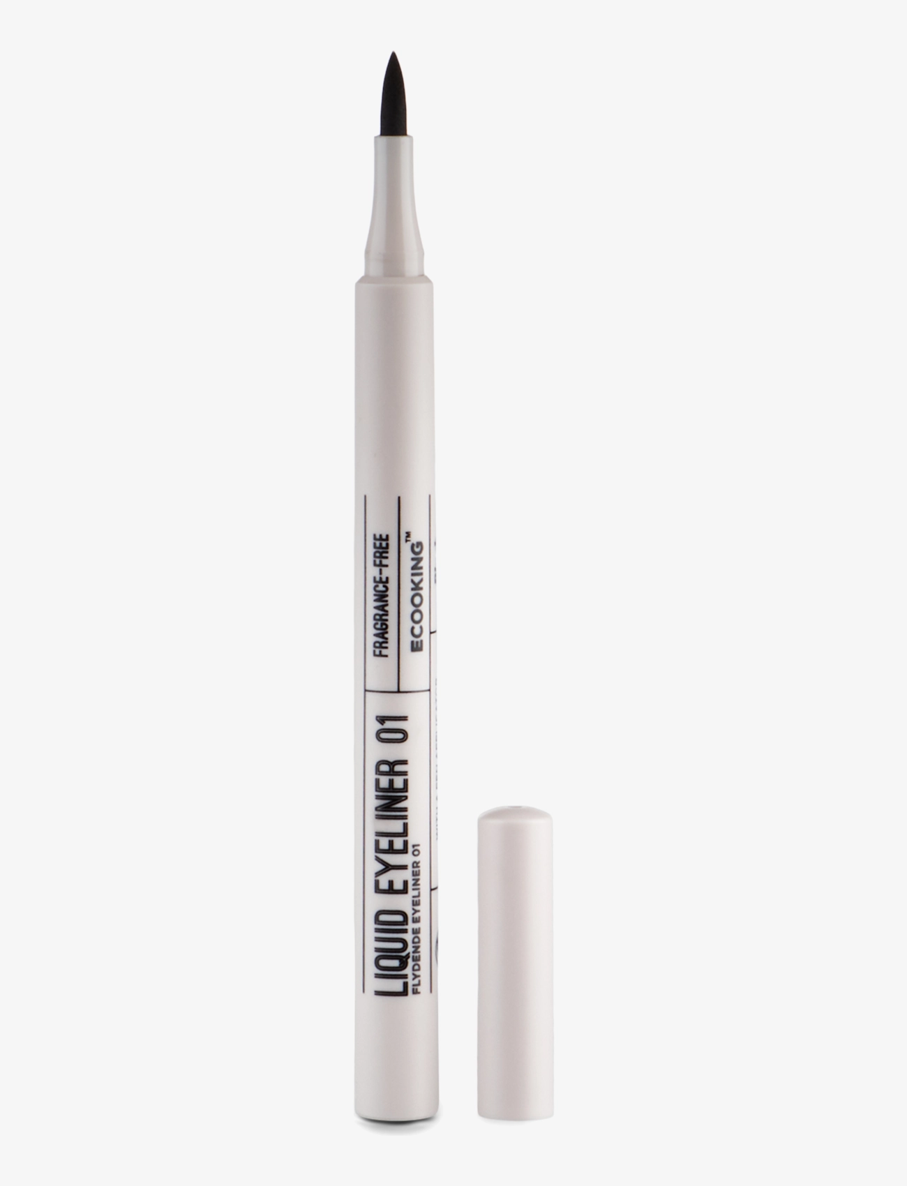 ECOOKING Liquid Eyeliner 01, Eyeliner, Sort, Str: ONE SIZE