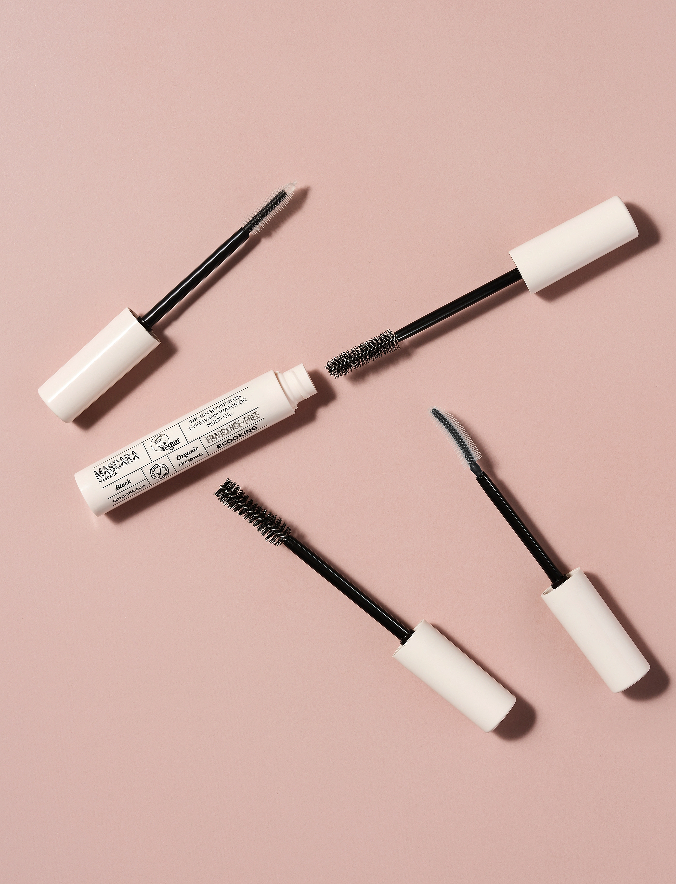 ECOOKING Waterproof Mascara, One Size, Black, Øjne > Mascara, Dame