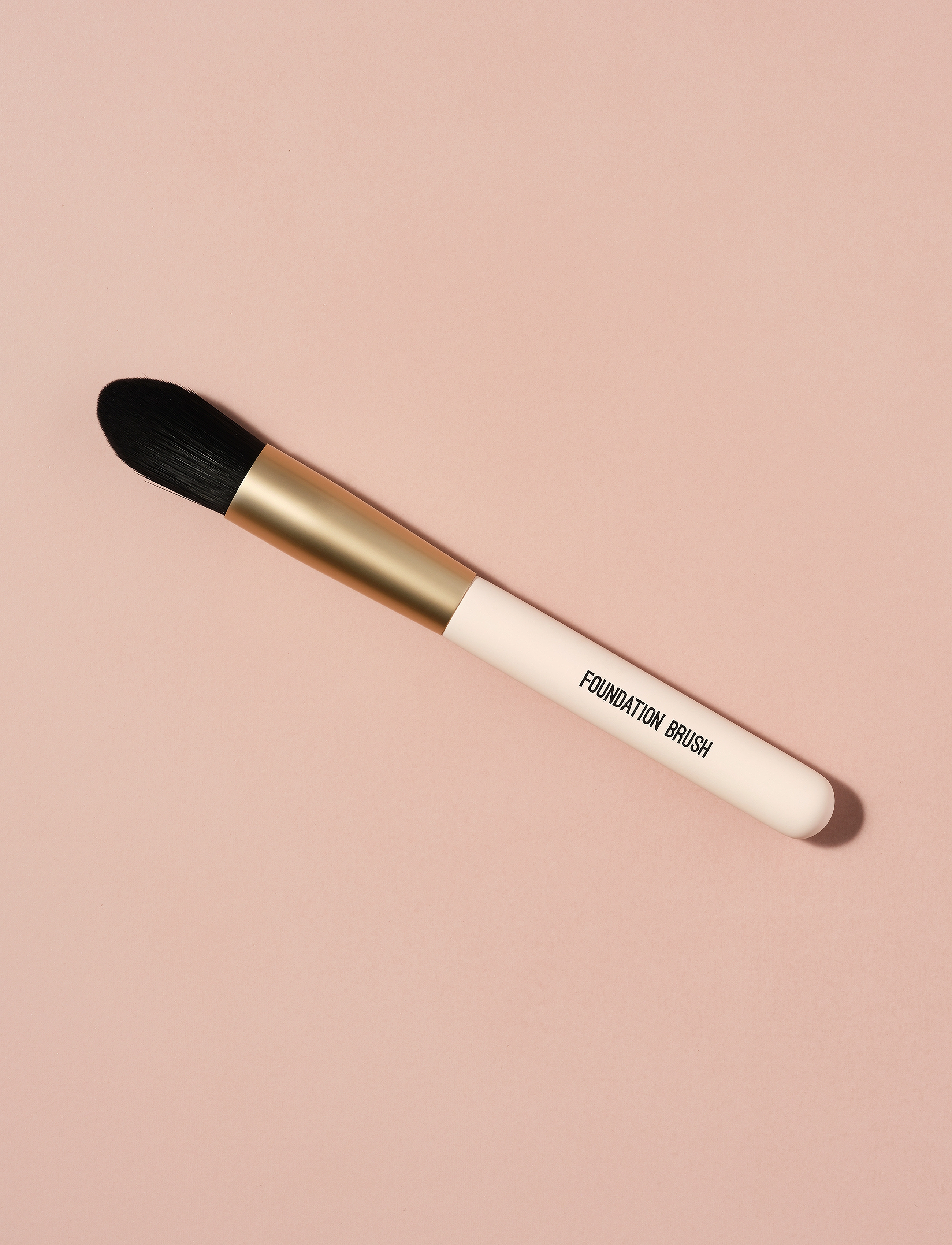 ECOOKING Foundation Brush, One Size, White, Ansigtsbørster > Foundation-Børster, Dame