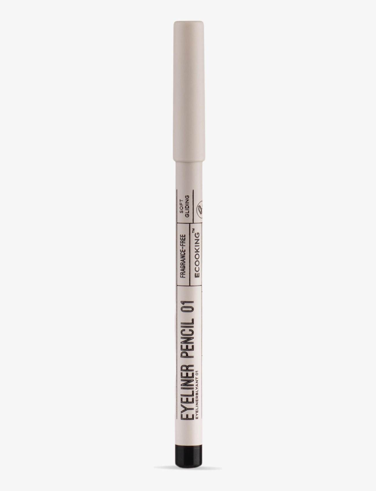 ECOOKING Eyeliner Pencil 01, Eyeliner, Sort, Str: ONE SIZE