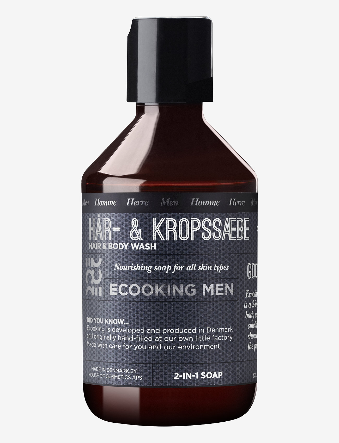 ECOOKING - Men, Hair & Body Wash - shower gel - no colour - 1