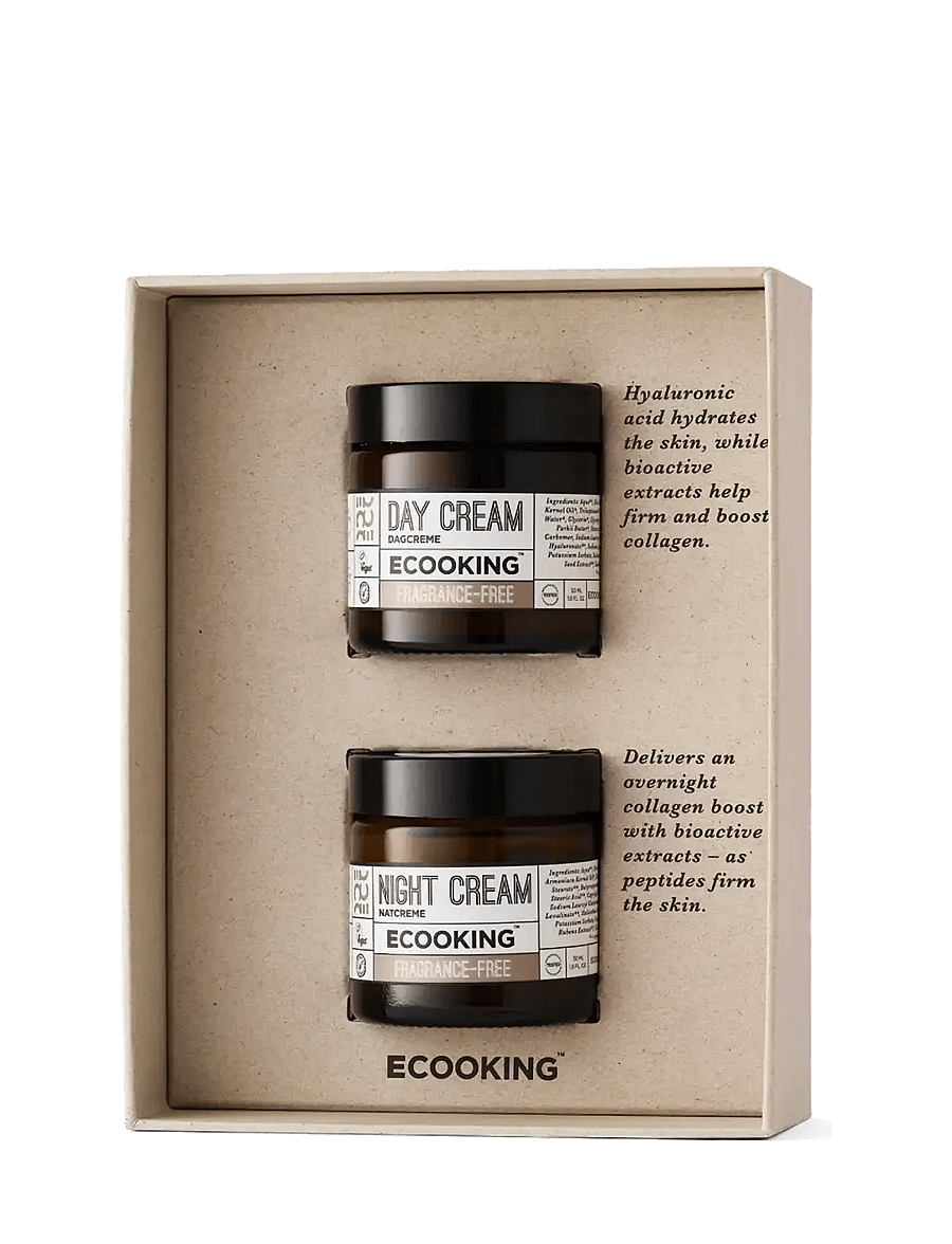 ECOOKING - The Collagen Boosters - Day & Night Cream Set - Fragrance Free - Box 2026 - no colour - 1