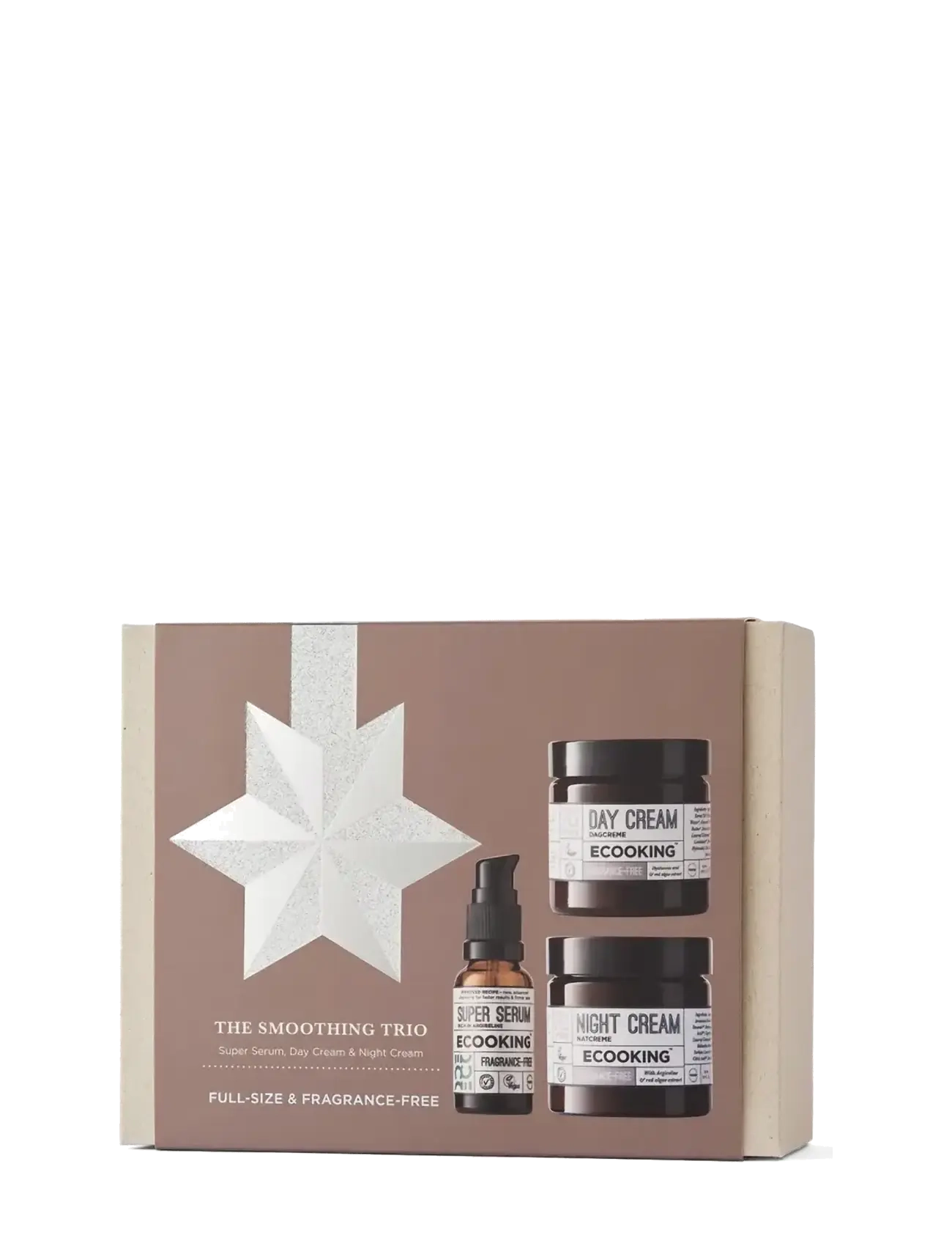 ECOOKING The Smoothing Trio - Day & Night Cream + Serum Set - Fragrance Free - Box 2026 - Komplekt - NO COLOUR / undefined