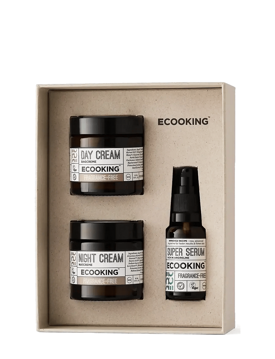 ECOOKING - The Smoothing Trio - Day & Night Cream + Serum Set - Fragrance Free - Box 2026 - no colour - 1