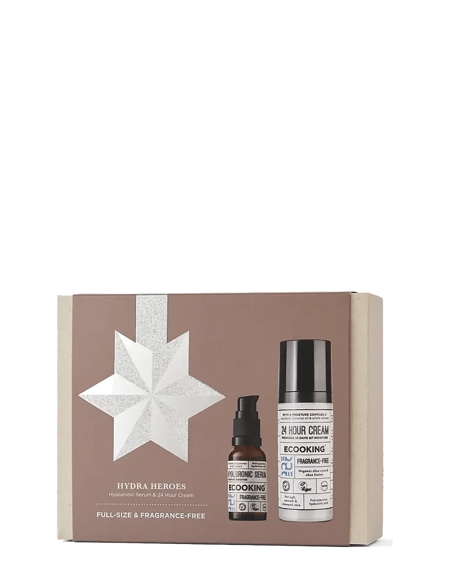 ECOOKING - Hydra Heroes - 24H Cream & Hyaluronic Serum - Fragrance Free - Box 2026 - no colour - 0