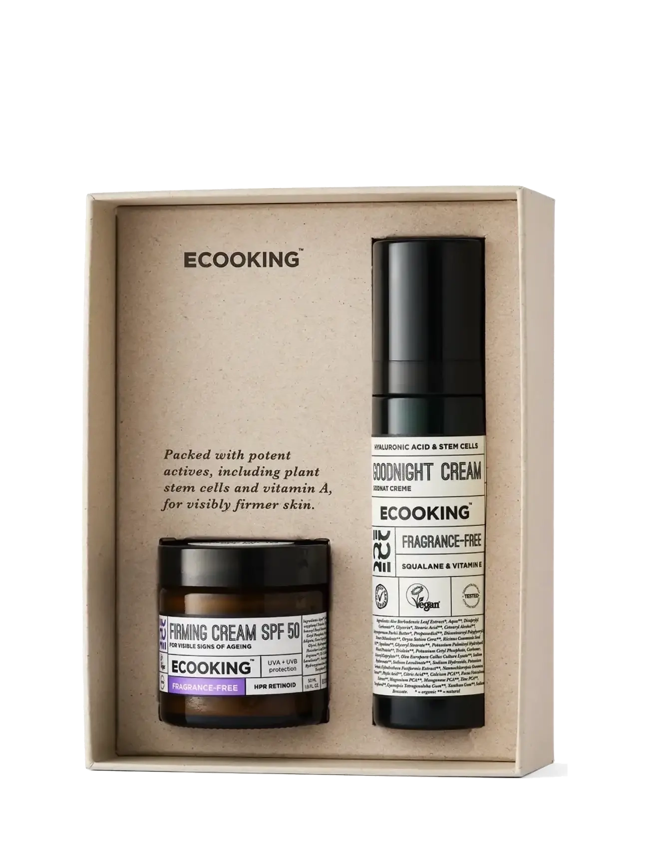 ECOOKING - The Firming Duo - SPF 50 Day Cream & Night Cream - Fragrance Free - Box 2026 - no colour - 1