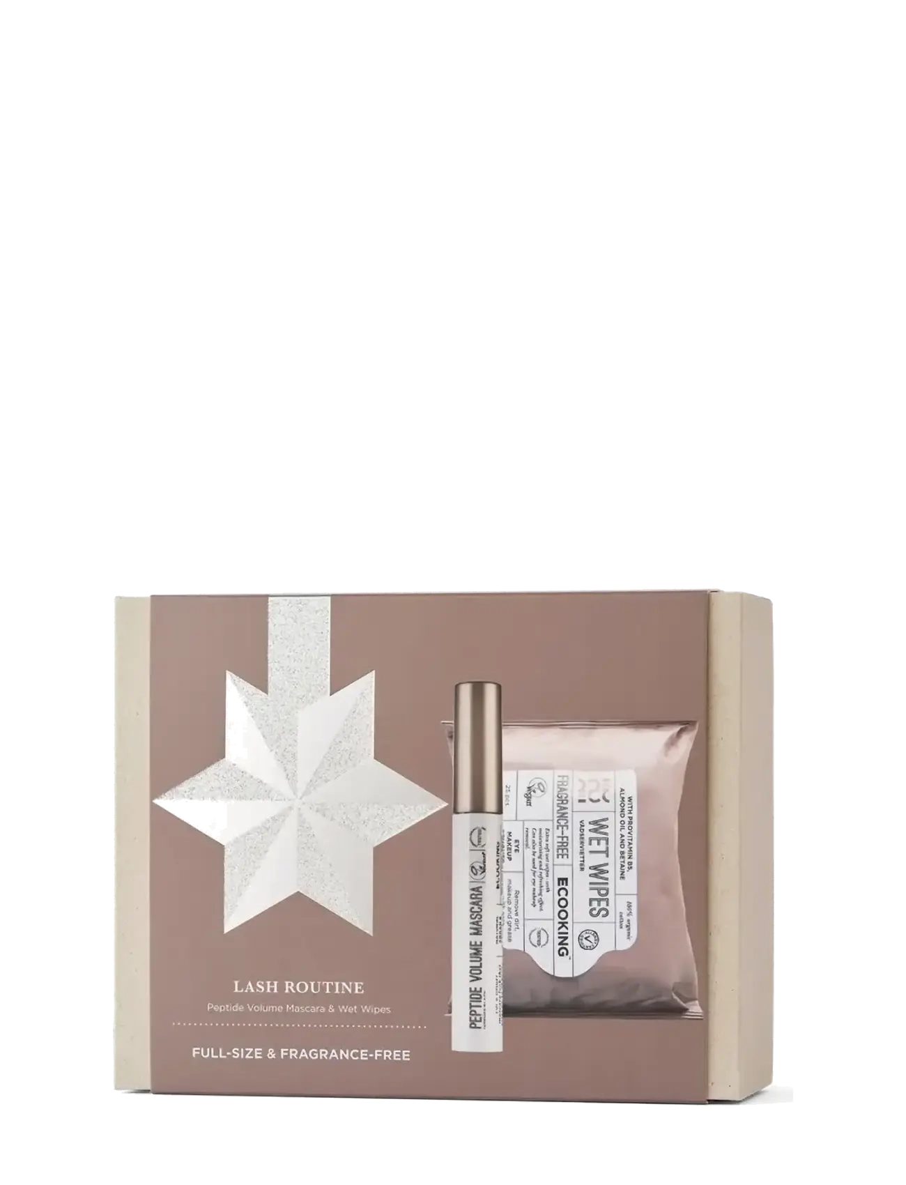 ECOOKING Lash Routine - Mascara & Wet wipes - Fragrance Free - Box 2026 - Meik - NO COLOUR / undefined