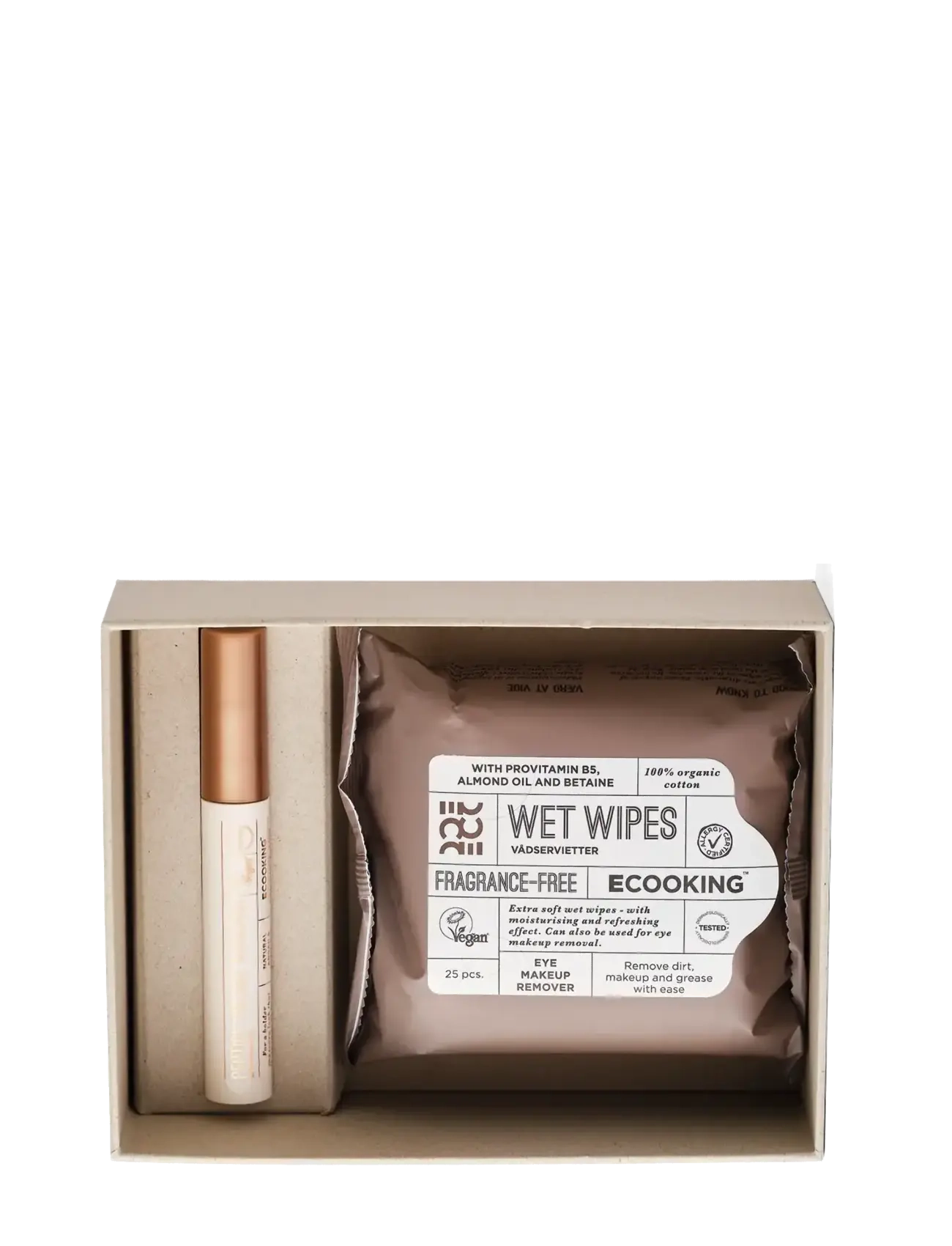 ECOOKING - Lash Routine - Mascara & Wet wipes - Fragrance Free - Box 2026 - no colour - 1