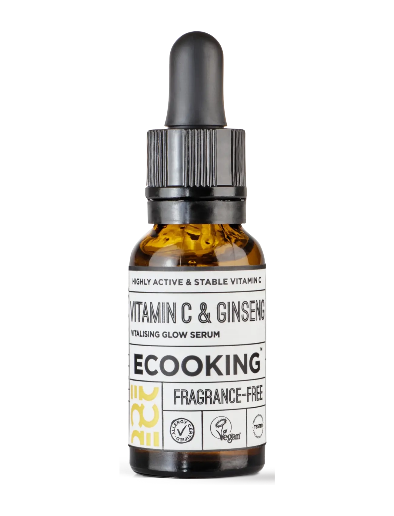 ECOOKING Vitamin C & Ginseng Serum 20 Ml, Serum, Nude, Str: 20 ML