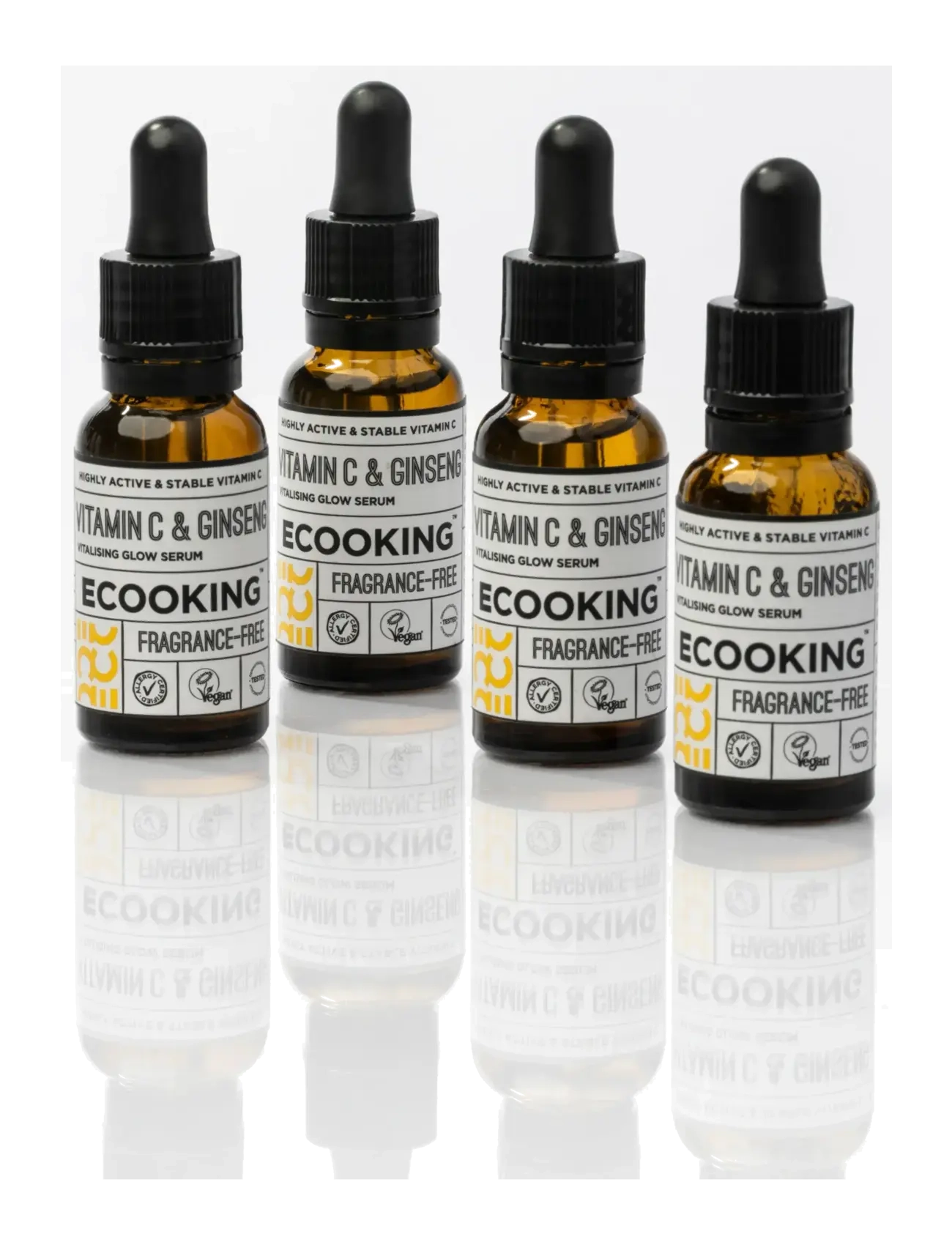 ECOOKING - ECOOKING Vitamin C & Ginseng Serum - 20 ml - resestorlekar & kits - clear - 2