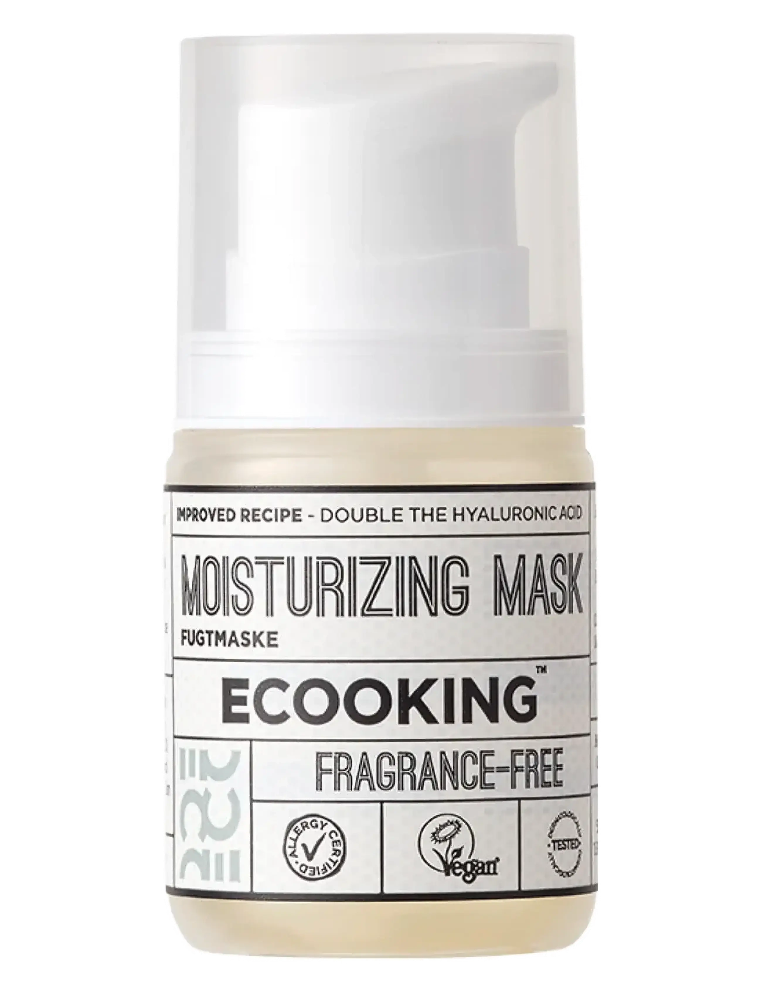ECOOKING Moisturizing Mask Fragrance Free, Fugtighedsmaske, Nude, Str: 50 ML