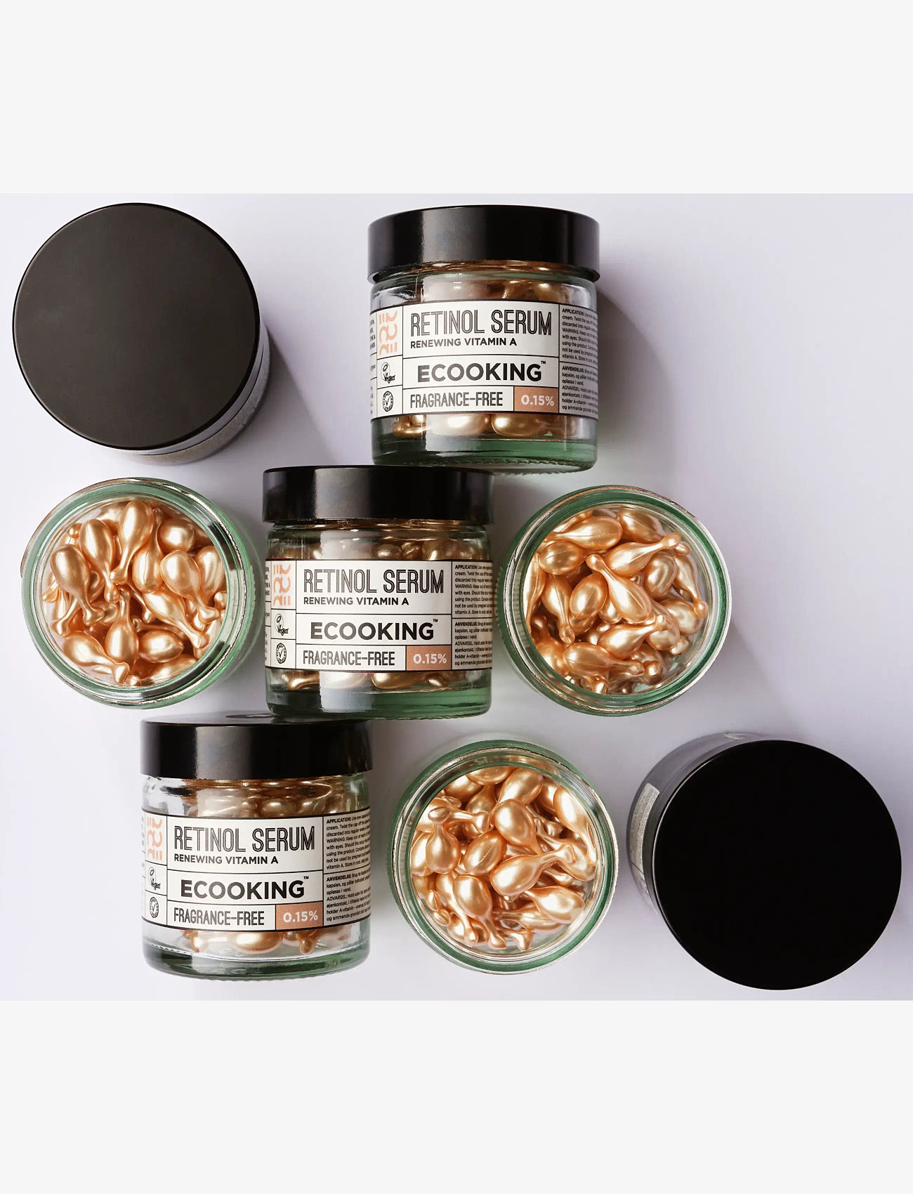 ECOOKING - ECOOKING Retinol Serum 0,15% - capsules - 60 pcs - serum - clear - 1