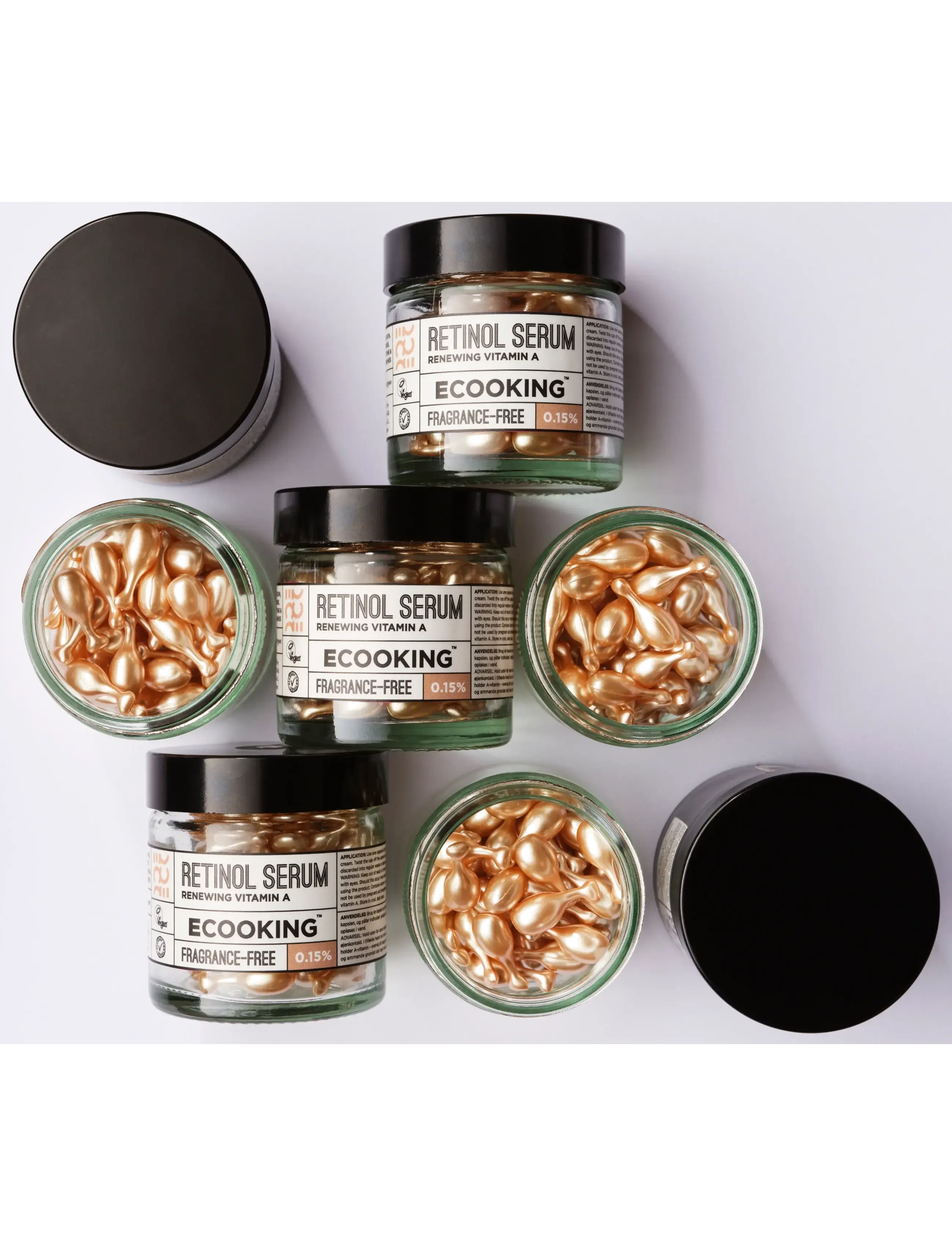 ECOOKING - ECOOKING Retinol Serum 0,15% - capsules - 60 pcs - serum - clear - 1