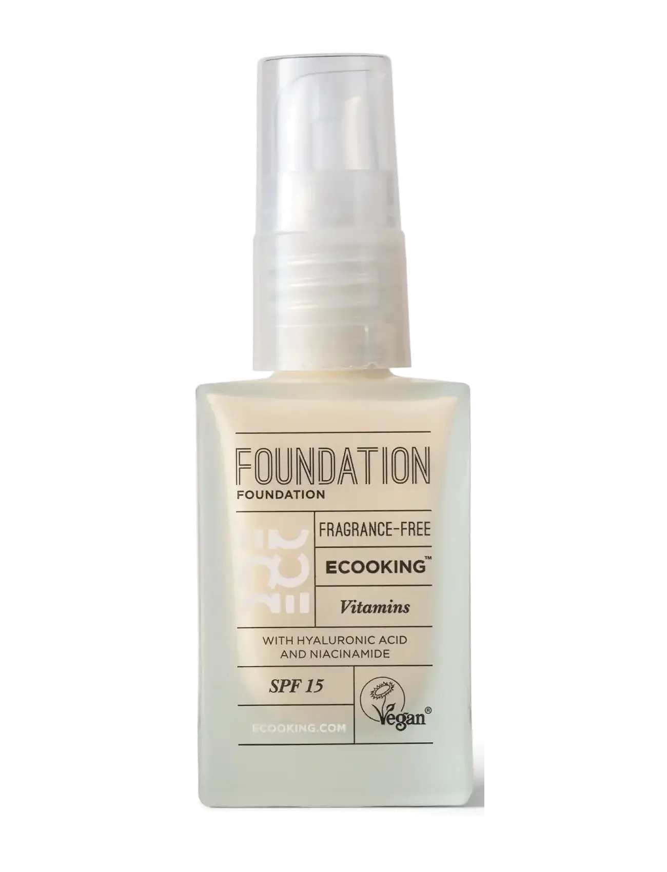 ECOOKING Foundation 01 - 30 ml - Kampagne - BEIGE / natural