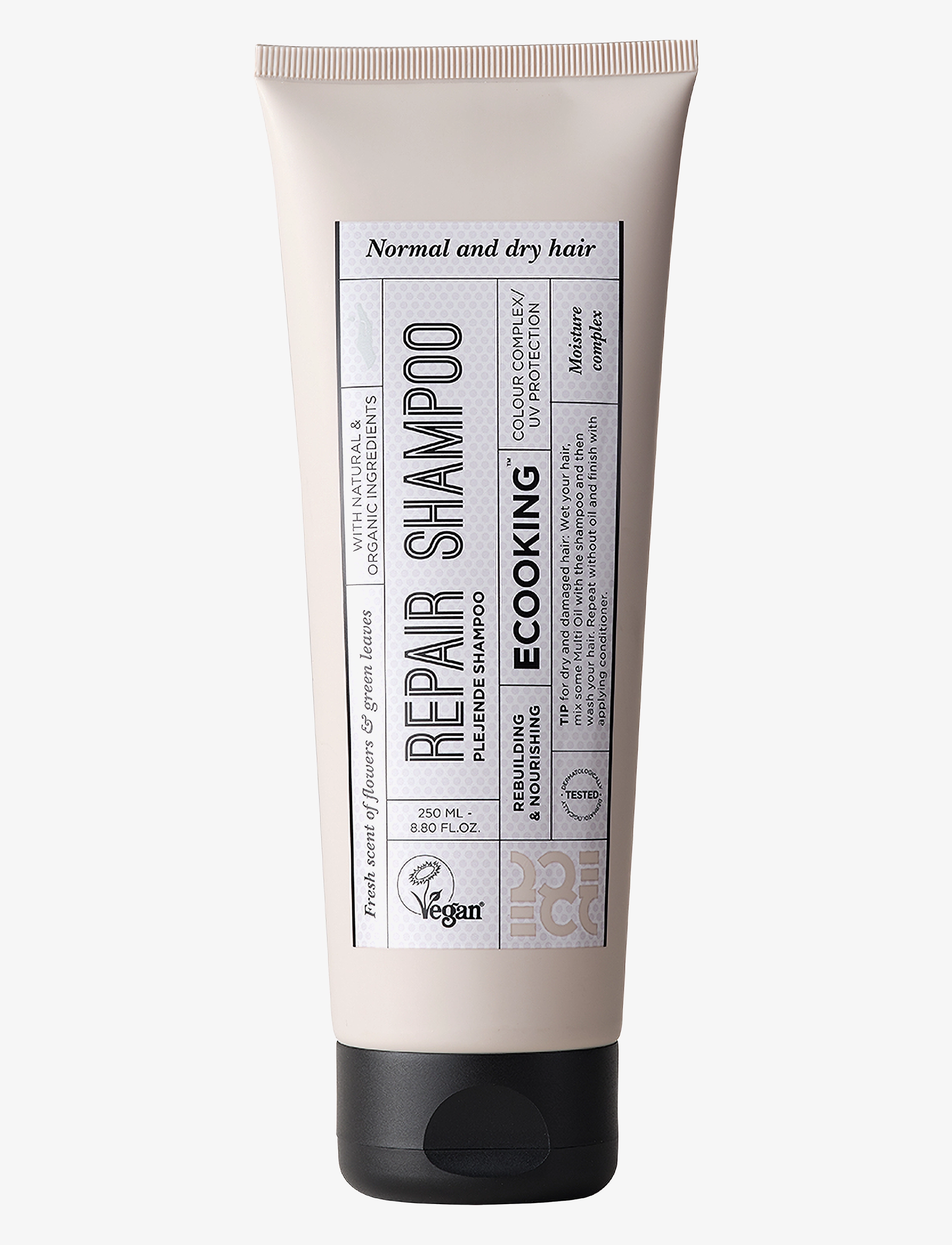 ECOOKING Repair Shampoo, 250 ml, Nude, Pleje > Shampoo, Dame